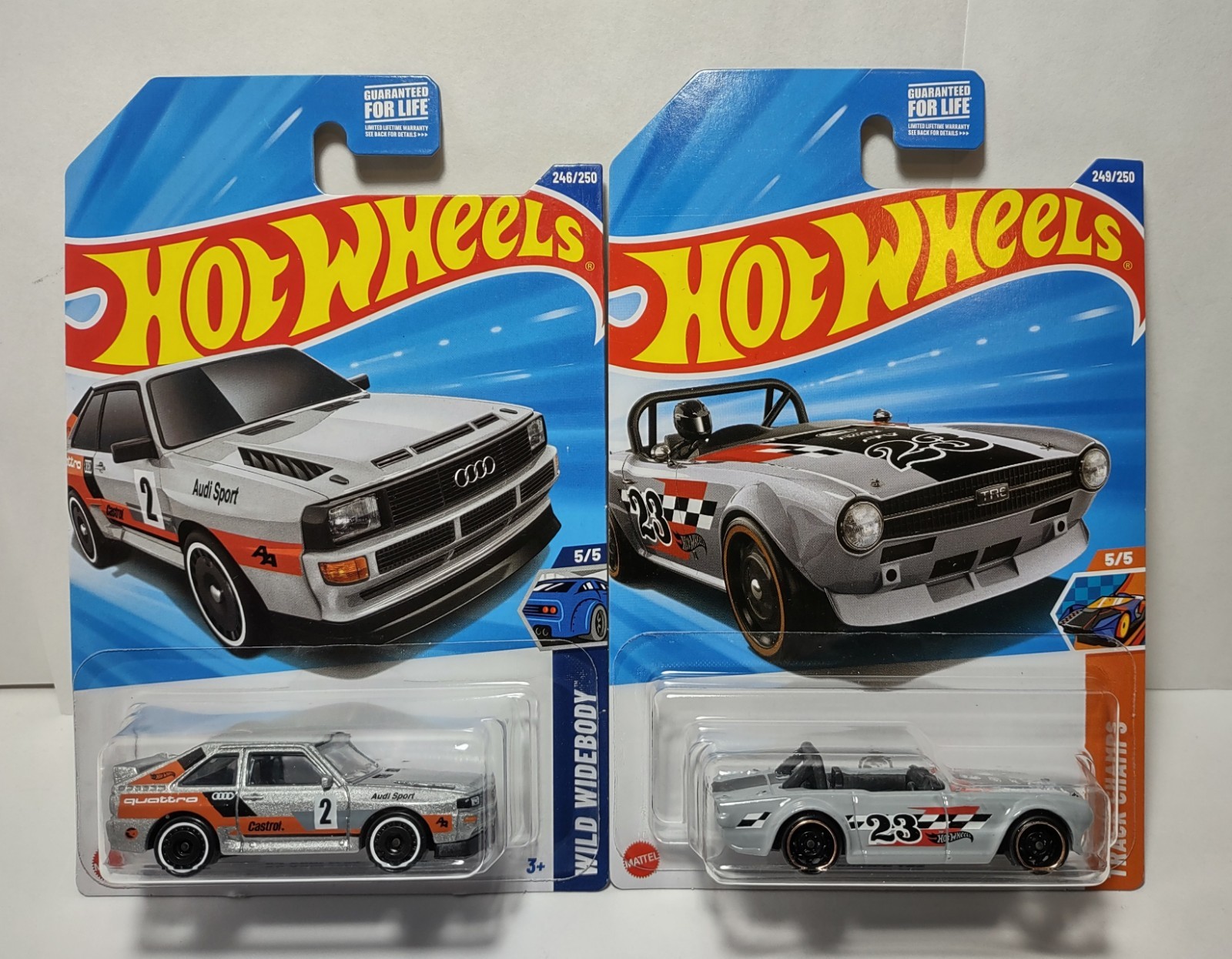 Hot Wheels Treasure Hunt ’84 Audi Sport Quattro Triumph TR6 Race Car TH Lot 2