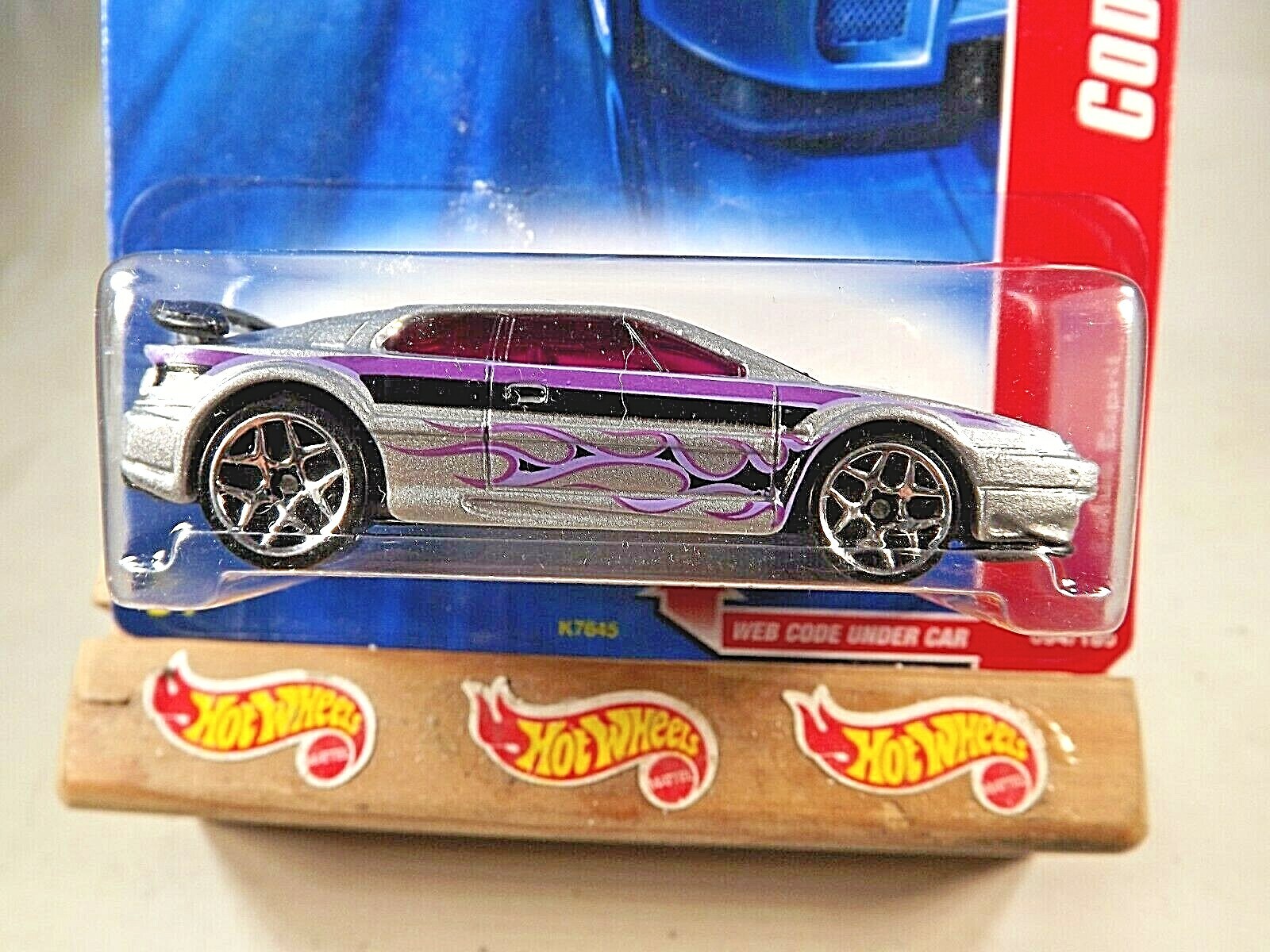 2007 Hot Wheels #94 Code Car 10/24 LOTUS ESPRIT Silver Variant w/Chrome 5Y Spoke