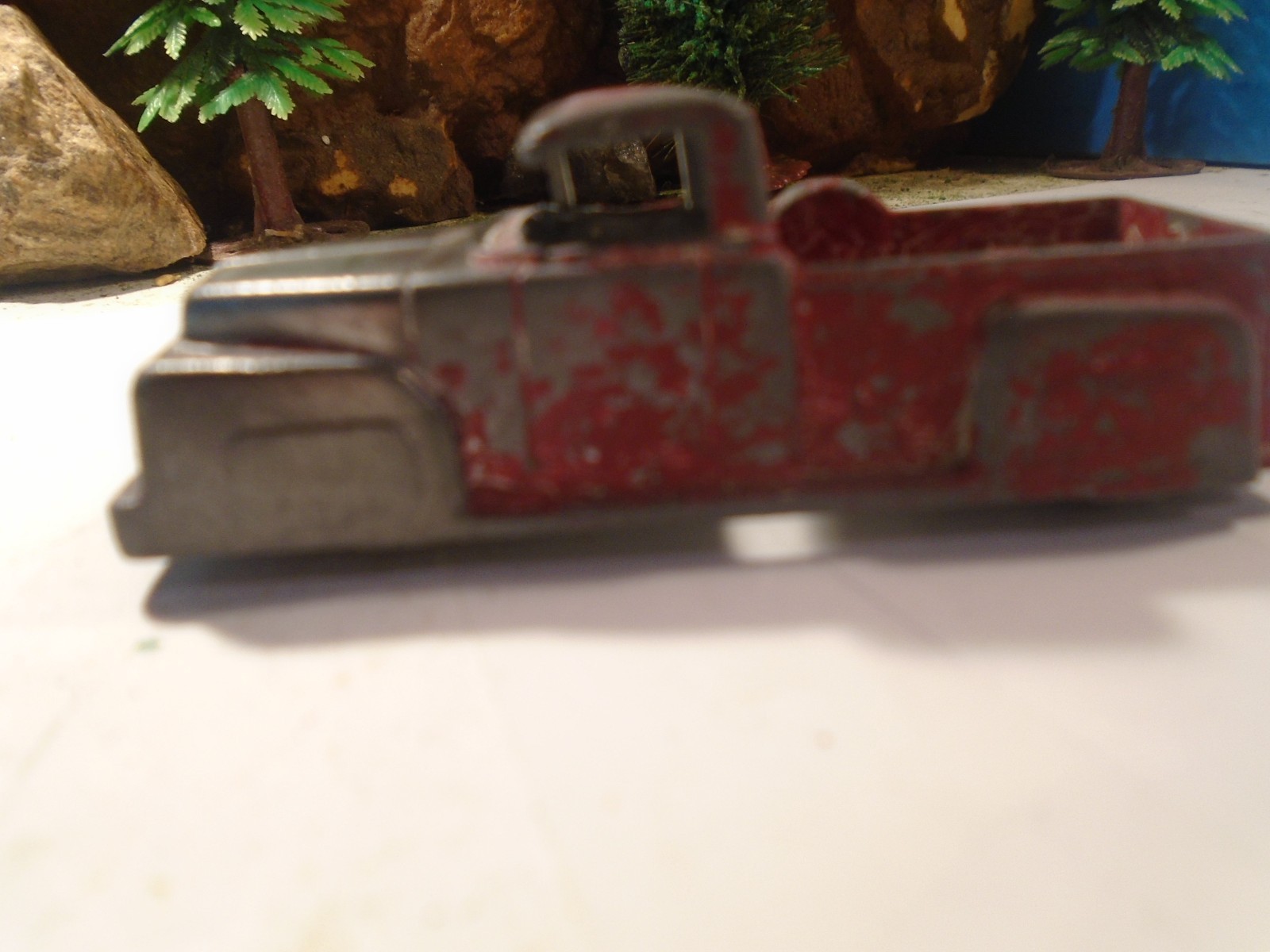 MIDGETOY VINTAGE 1/64 SCALE DIECAST PICKUP TRUCK , PARTS OR RESTORE 1-185-1