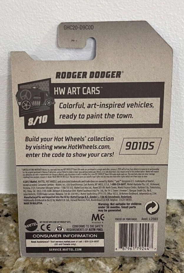 Hot Wheels HW Art Cars Rodger Dodger Kroger’s exclusive Steampunk Variant