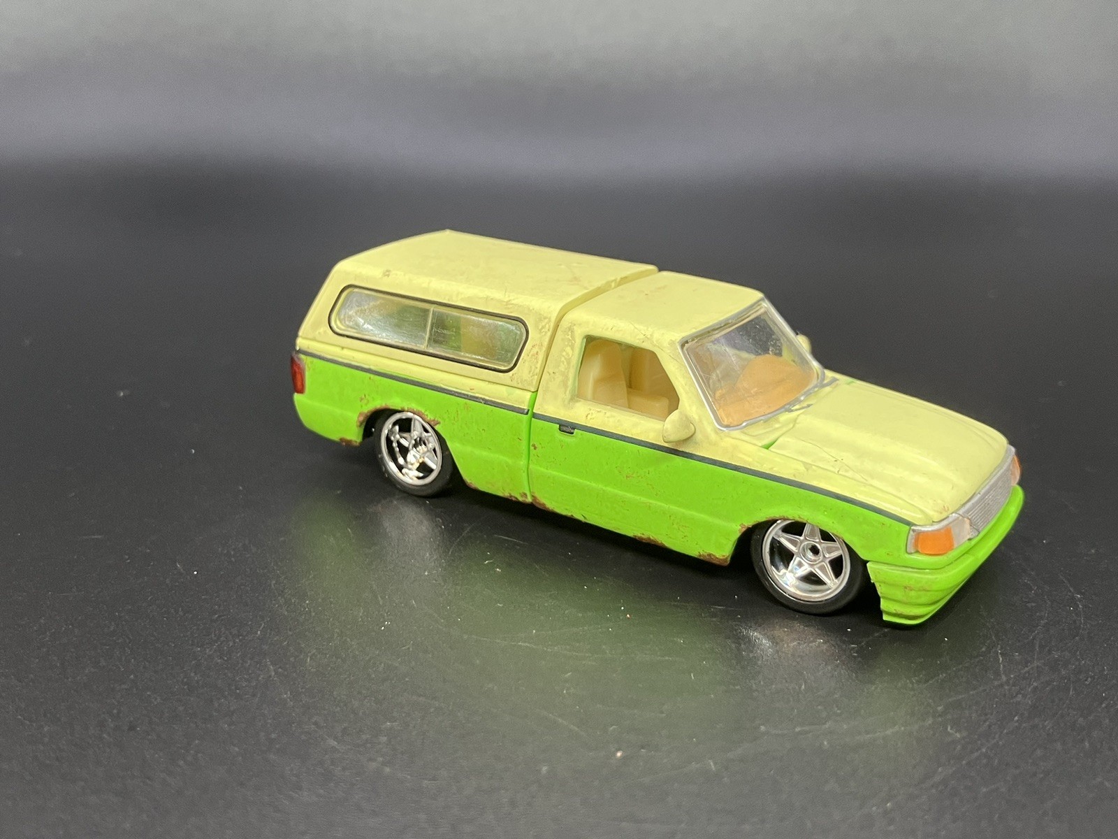 1995 Ford Ranger Pickup Truck Weathered Rusty Barn Find 1/64 Diecast Custom M2