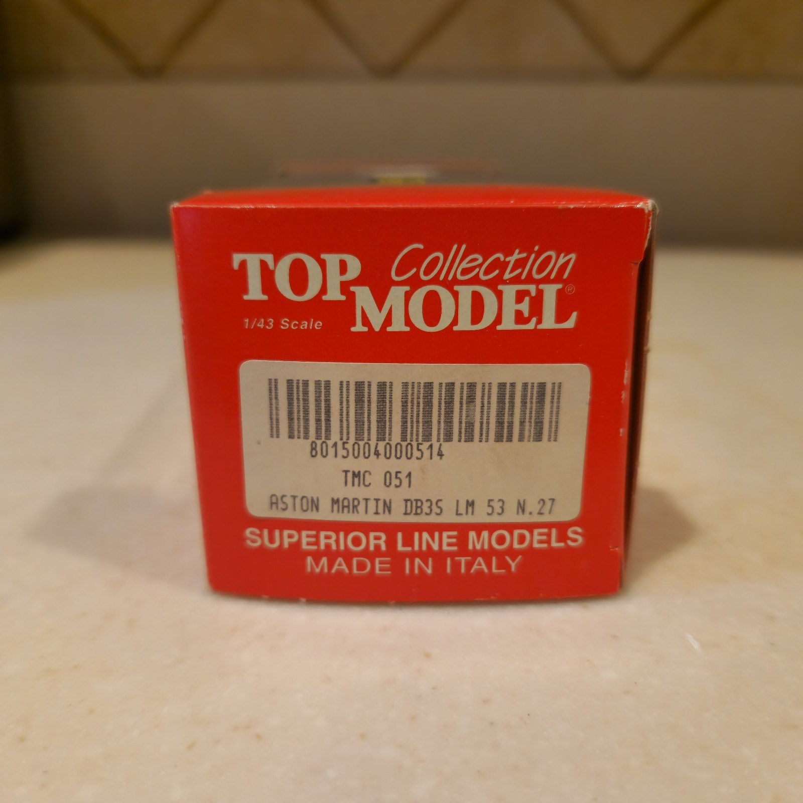 1:43 Top Model Collection 1953 Aston Martin DB3S, Le Mans 1953 #27