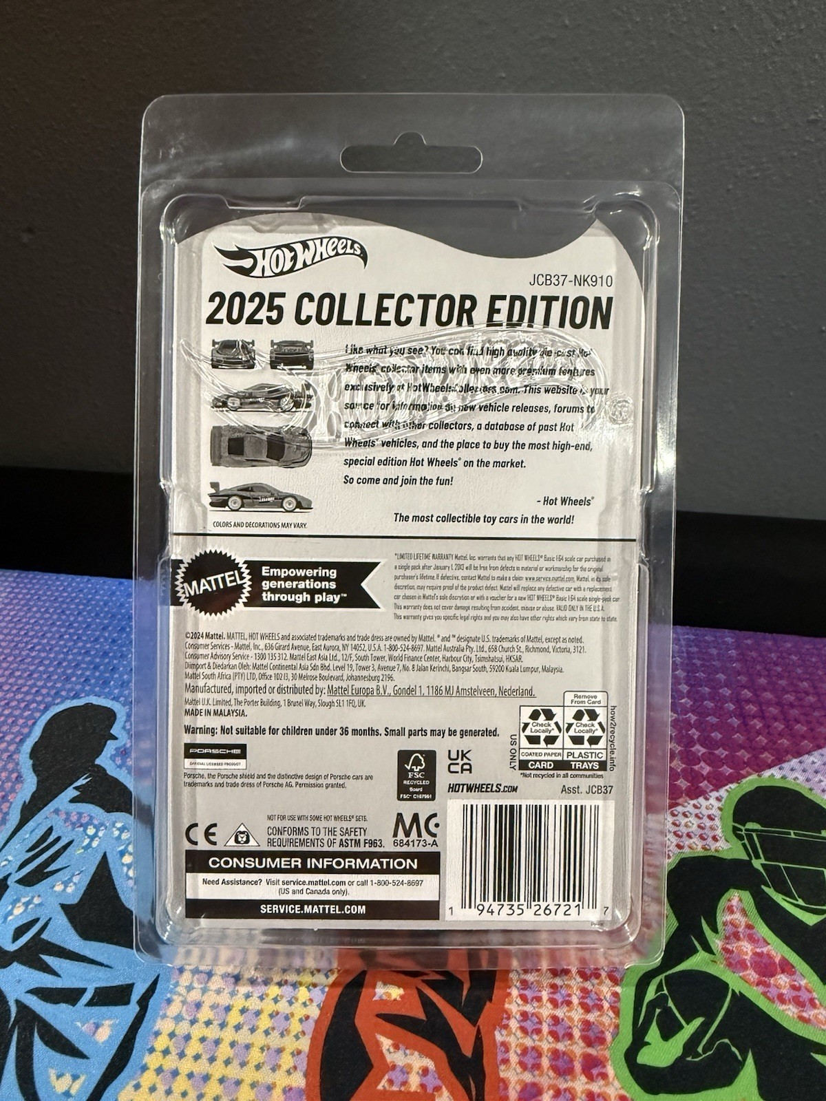 2025 Hot Wheels Legends Tour Porsche 935 Collector Edition New With Protector!