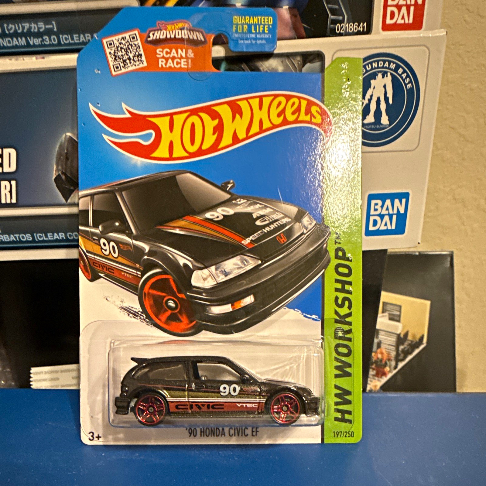 Hot Wheels Honda Civic EF HW Workshop 2015 1:64 Diecast Black Unopened