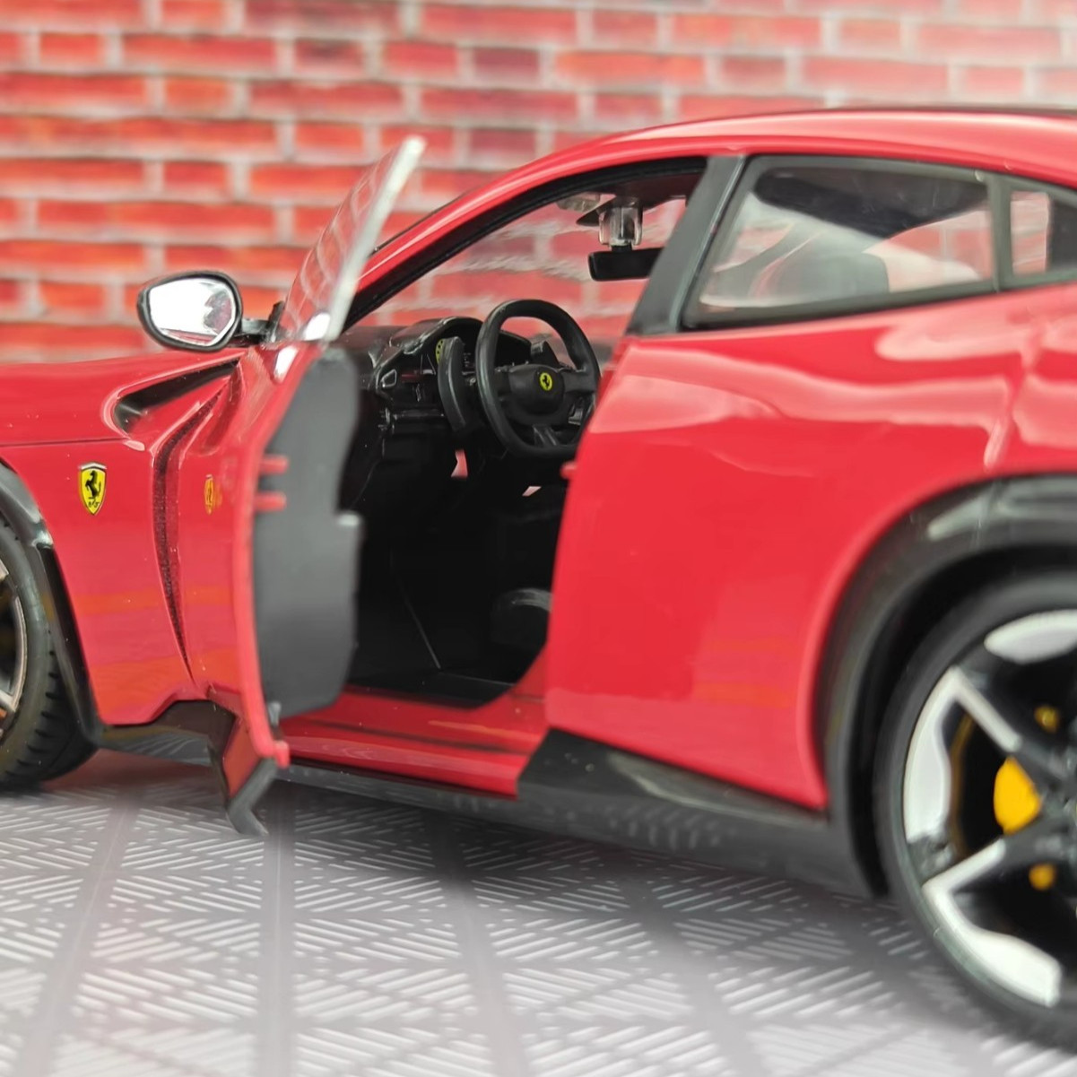 1:24 FERRARI Purosangue Alloy Diecast Racing Car Model Sound/Light Toy Gift NEW
