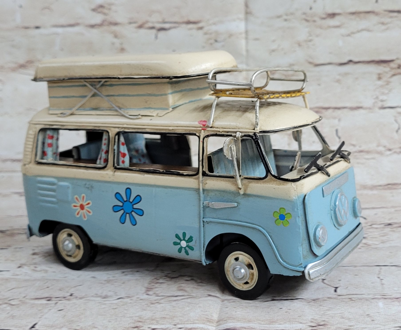 Handy Metal Cars Model Hand Craft Diecast Metal Model Car 1964 VW Artwork Decor
