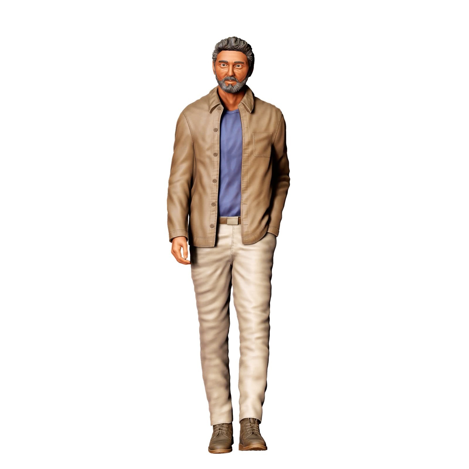 1/87 1/64 1/43 Urban Fashion people Walking Street Passers-by Unpainted Figure