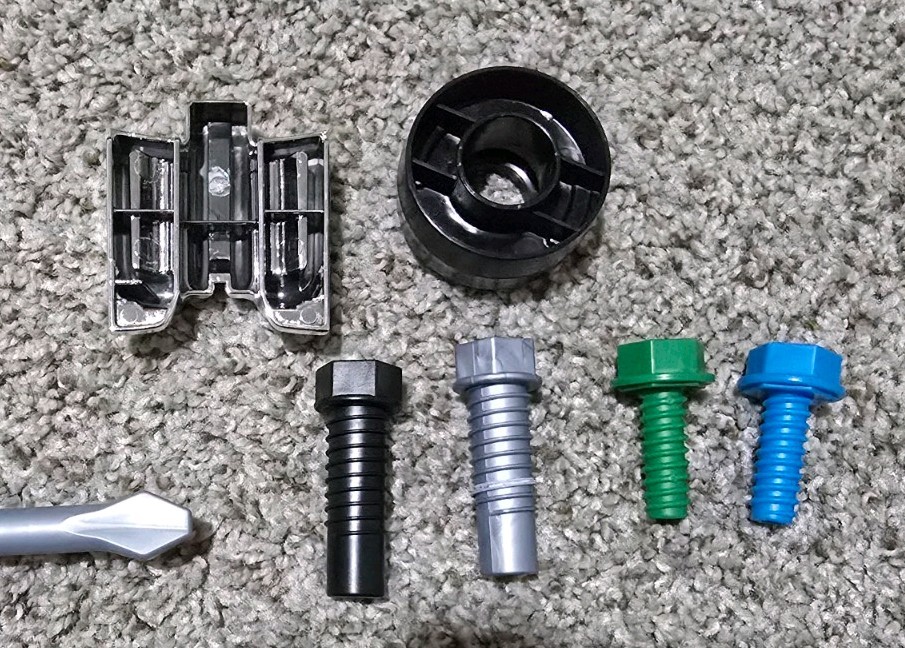 Hot Wheels Ready To Race Car Toy Auto Mechanic Tools wrench w/ car parts screws