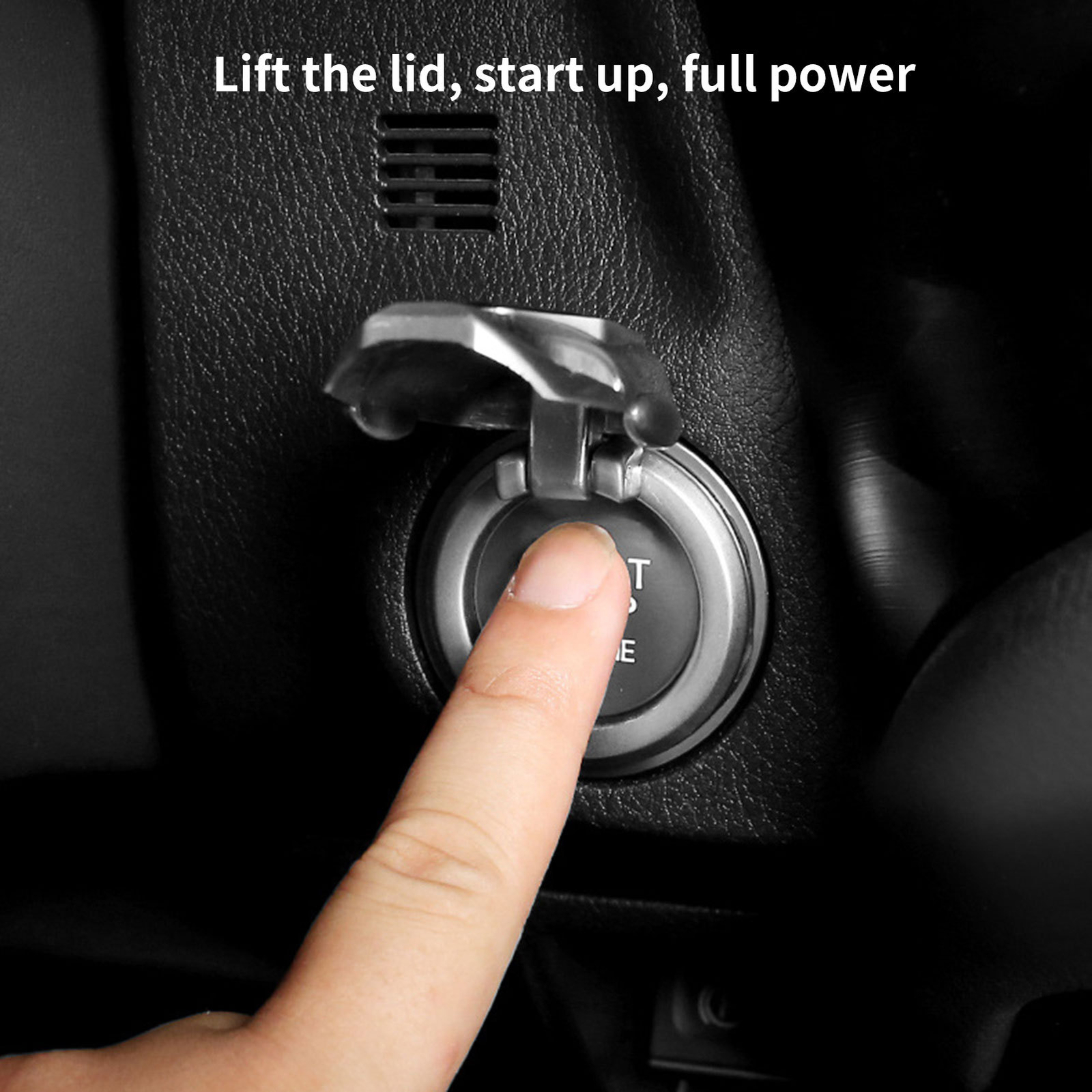 Universal Car Engine Start Stop Push Button Switch Decor Cover for Car Interior