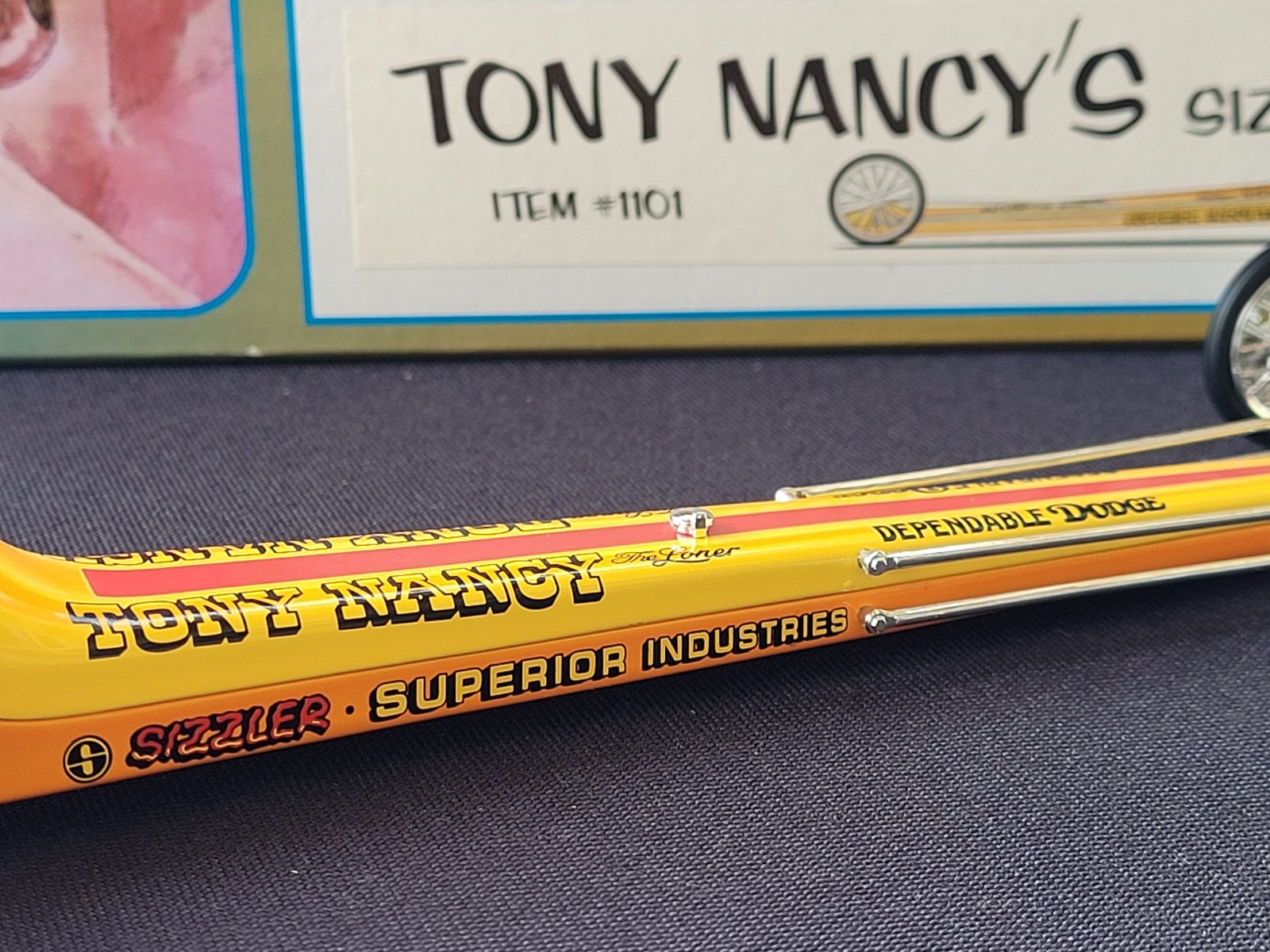 1320 The Fuelers Tony Nancy Signed Box 1:24 Diecast Dragster 4350/5000