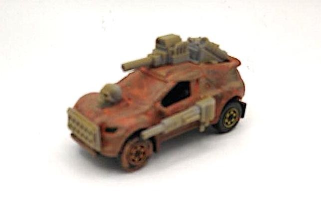 Custom Mad Max Zombie War Wasteland Road Warrior Truck 1/64 Hot Wheels Vehicle