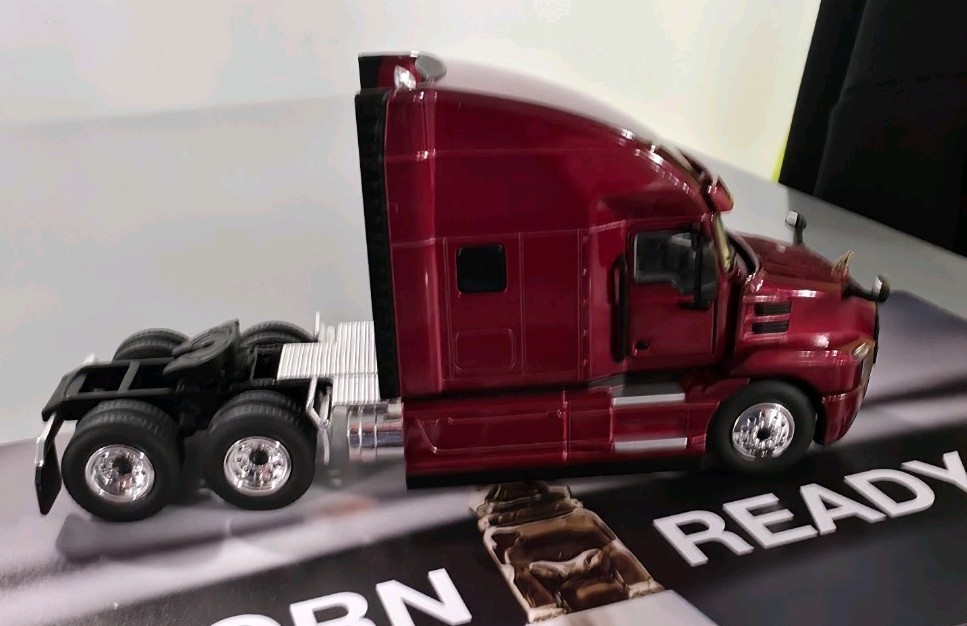 Red Mack Anthem Sleeper Cab, 1:50 scale. First Gear. New In Box.