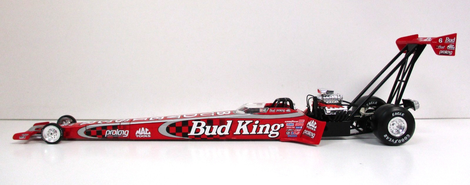 ACTION KENNY BERNSTEIN BUDWEISER KING – 2000 NHRA TOP FUEL DRAGSTER 1/24