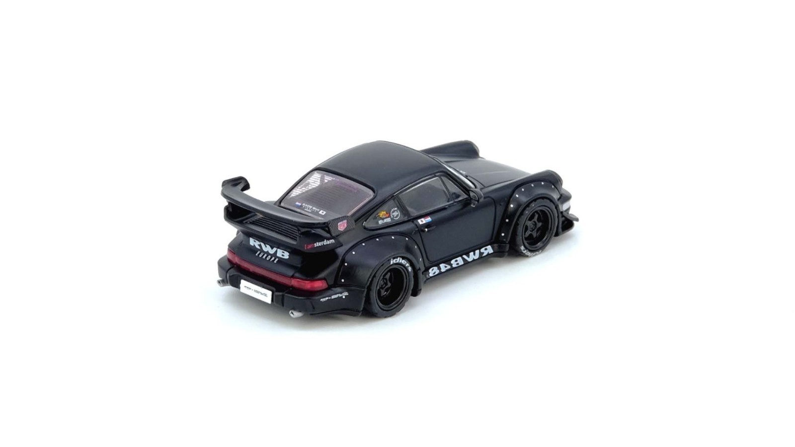 2026 INNO64 Black Matt Matte PORSCHE 964 RWB Darth Vader Item #IN64-RWB964-BM