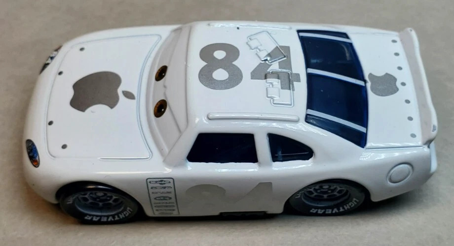 Disney Pixar Cars Mac iCar Apple Car 84 Diecast Stock Car Piston Cup FC