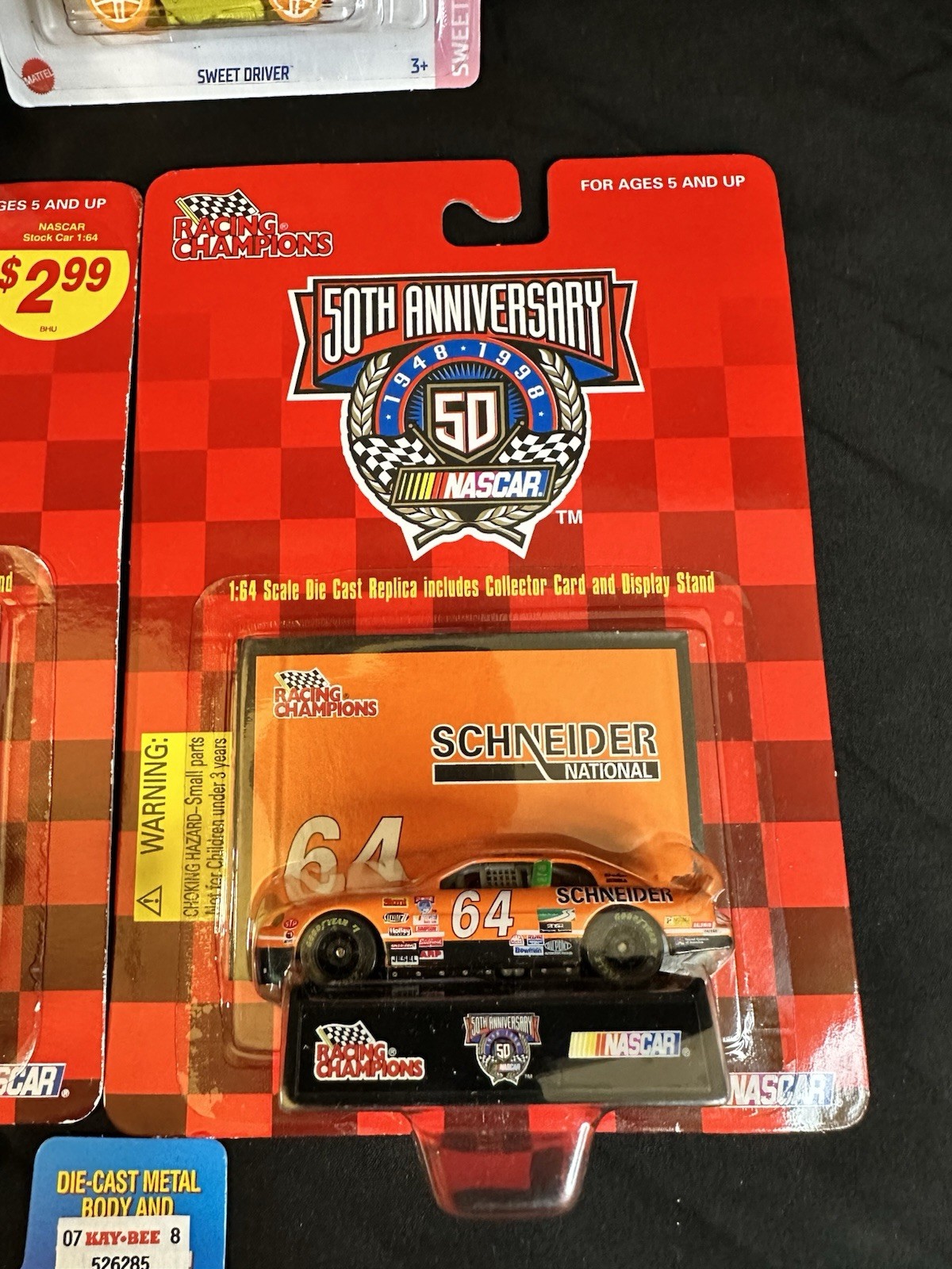 Mixed Lot of 8 Die Cast Cars Hot Wheels Racing Champions NASCAR Street Rebels