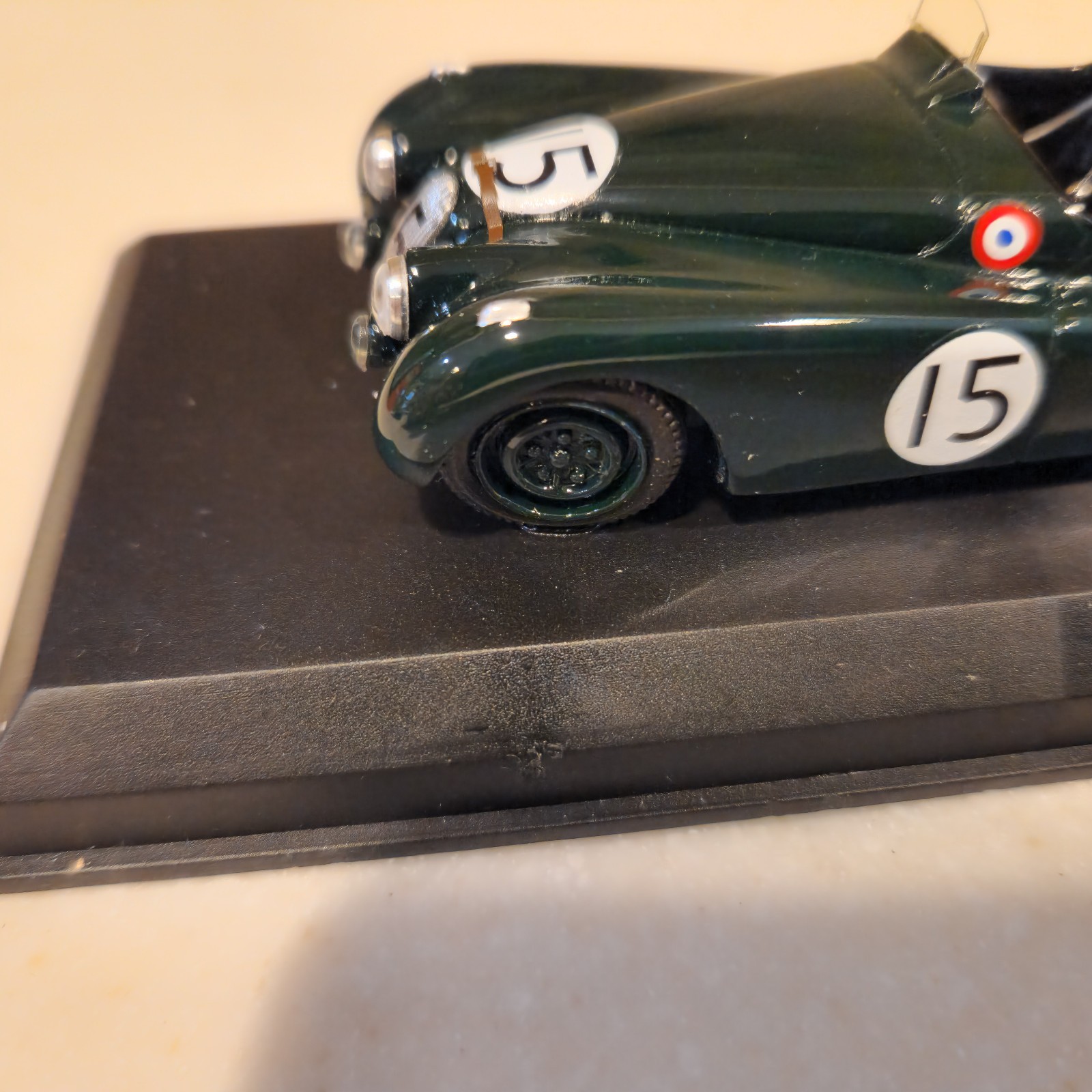 1:43 Top Model Collection 1950 Jaguar XK 120, Le Mans 1950 #15 BRG