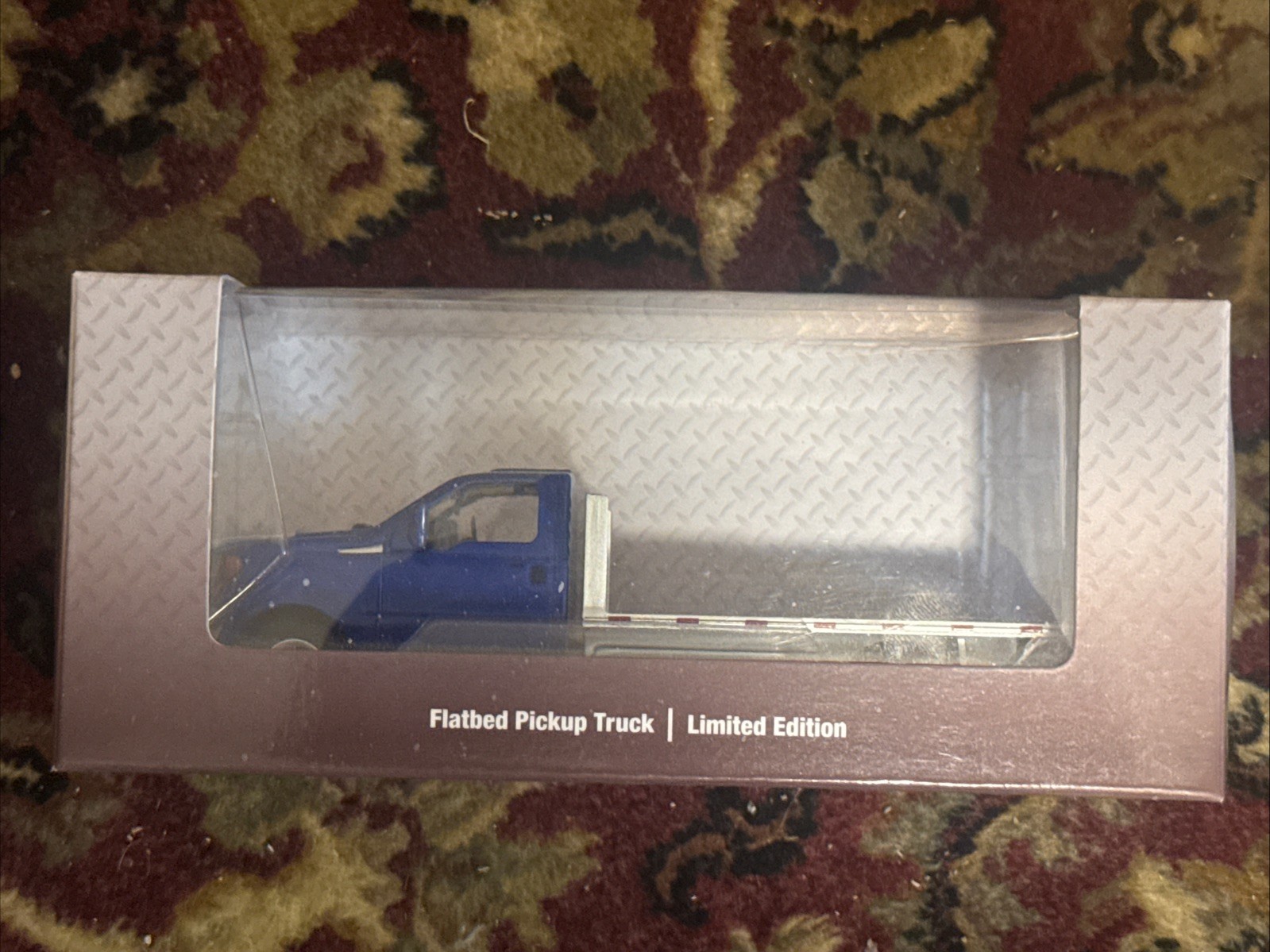 Menards 1:48 Scale Gold Line Blue Ford Pickup Truck Flatbed Limited Edition