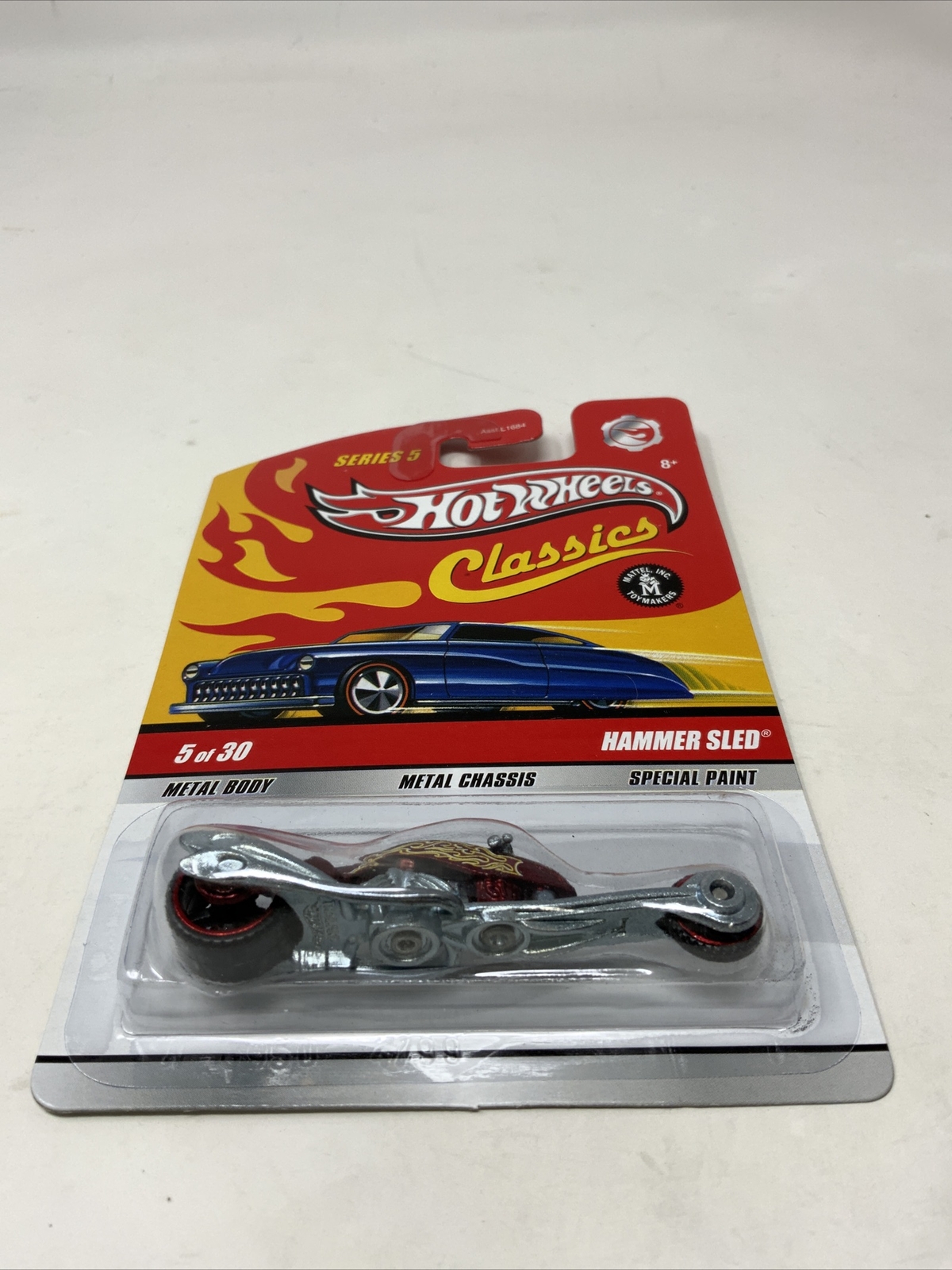 2009 Hot Wheels Classics Series 5 Hammer Sled Red Version #5/30 New 1:64