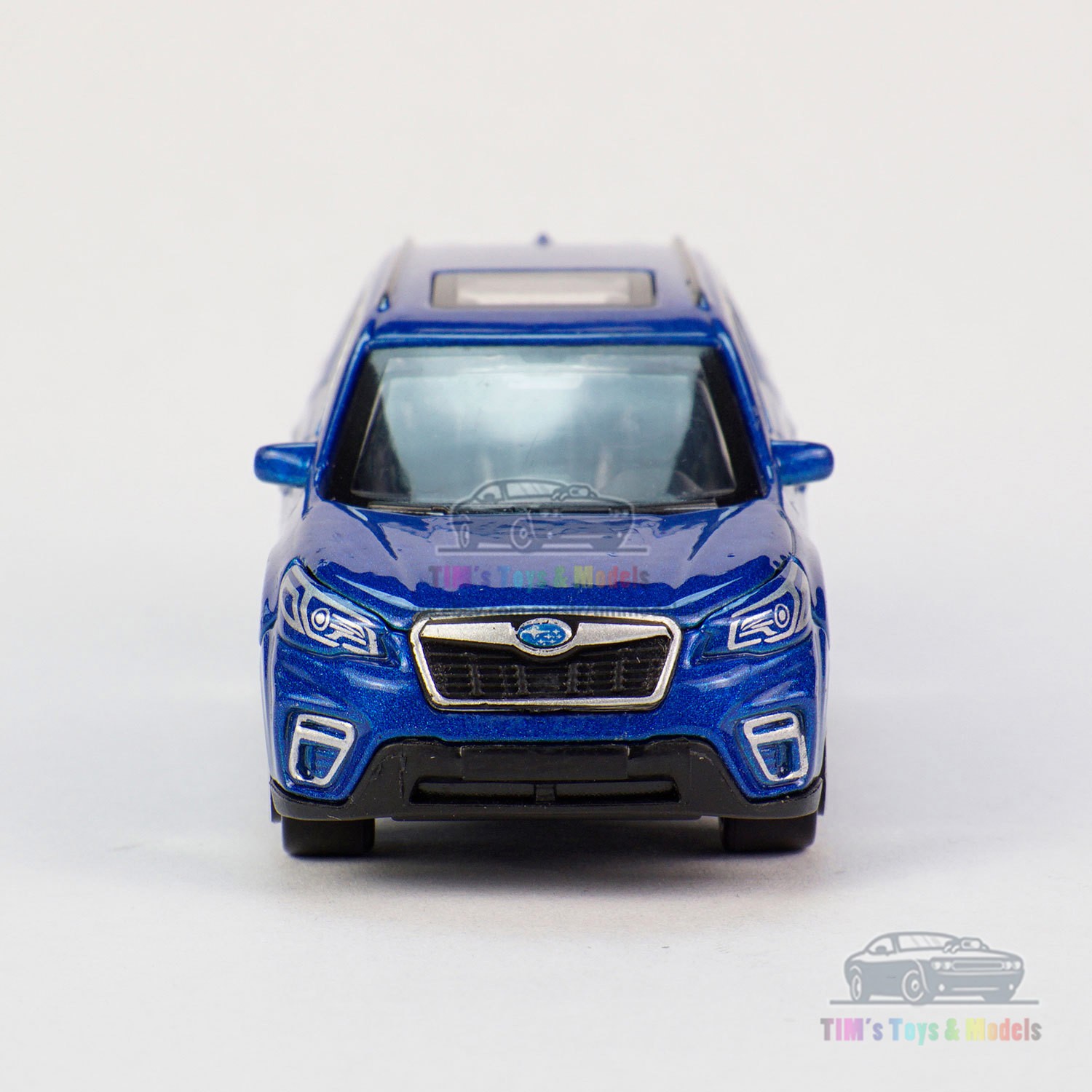 1/64 Subaru Forester Model Car Alloy Diecast Toy Vehicle Collection Gift Blue