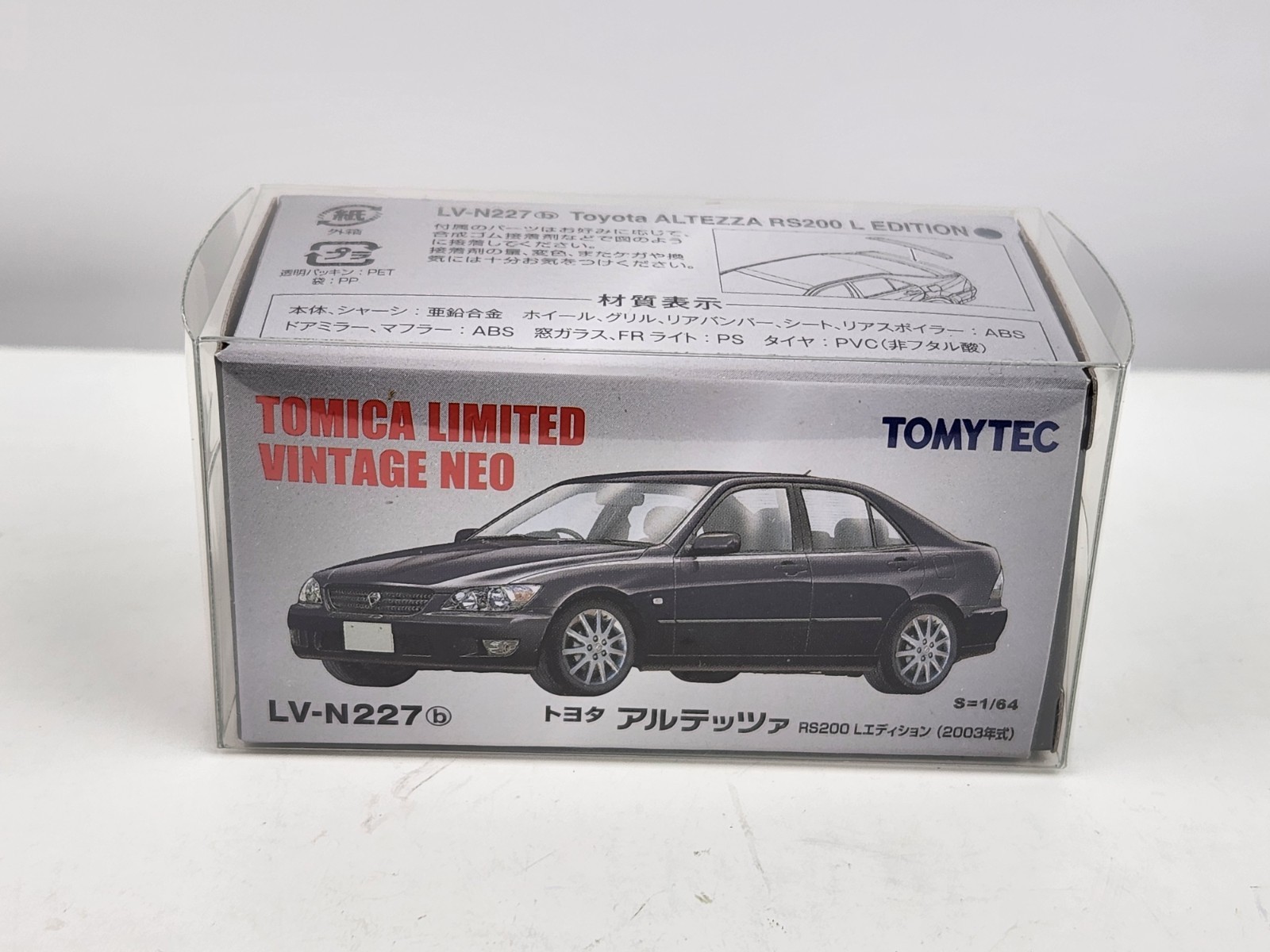Tomica Limited Vintage Toyota Altezza L Edition RS200 Neo 1/64 LV-N227b Tomytec