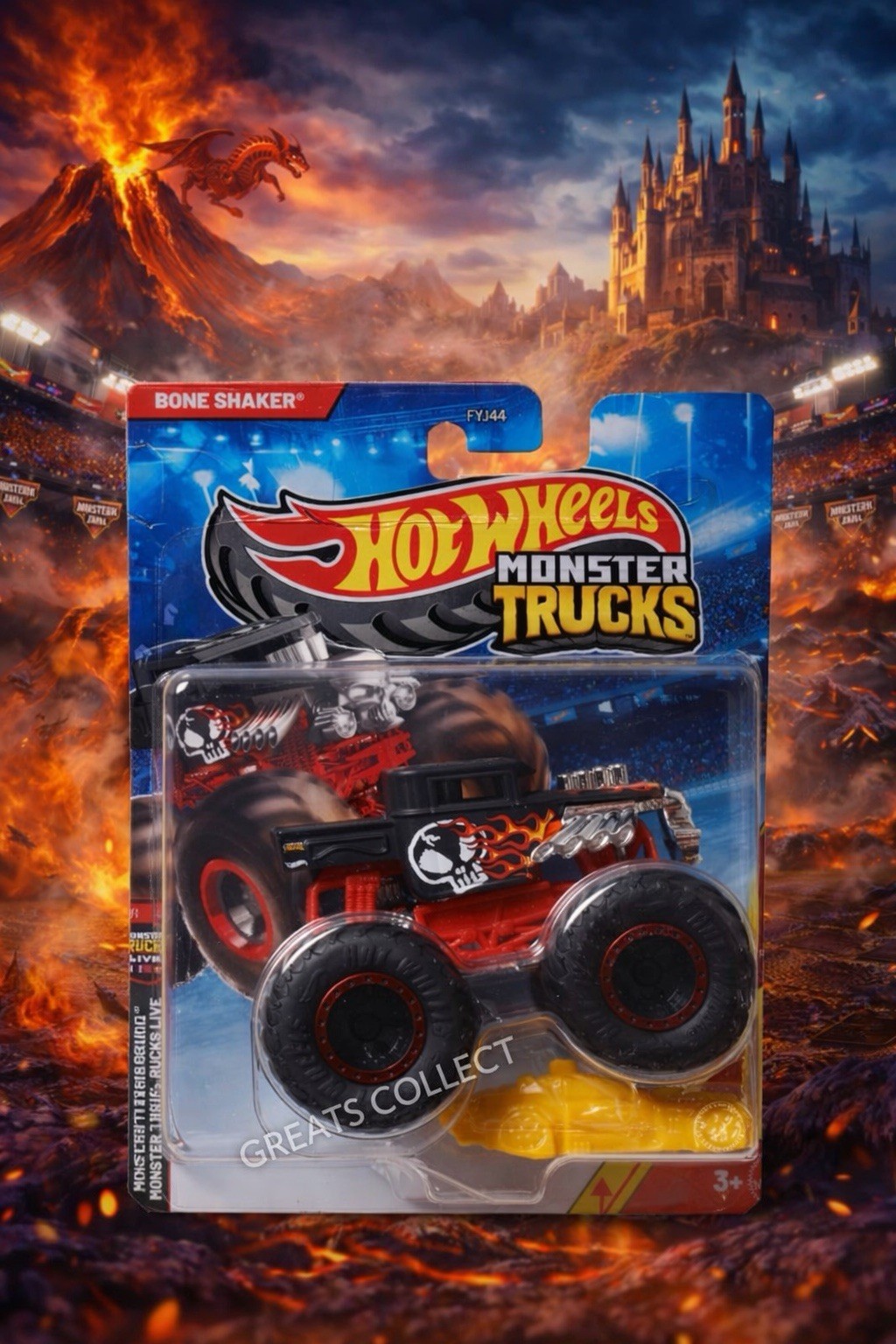 Hot Wheels Monster Trucks 2026 BONE SHAKER Hot Wheels Monster Trucks Live 4/8