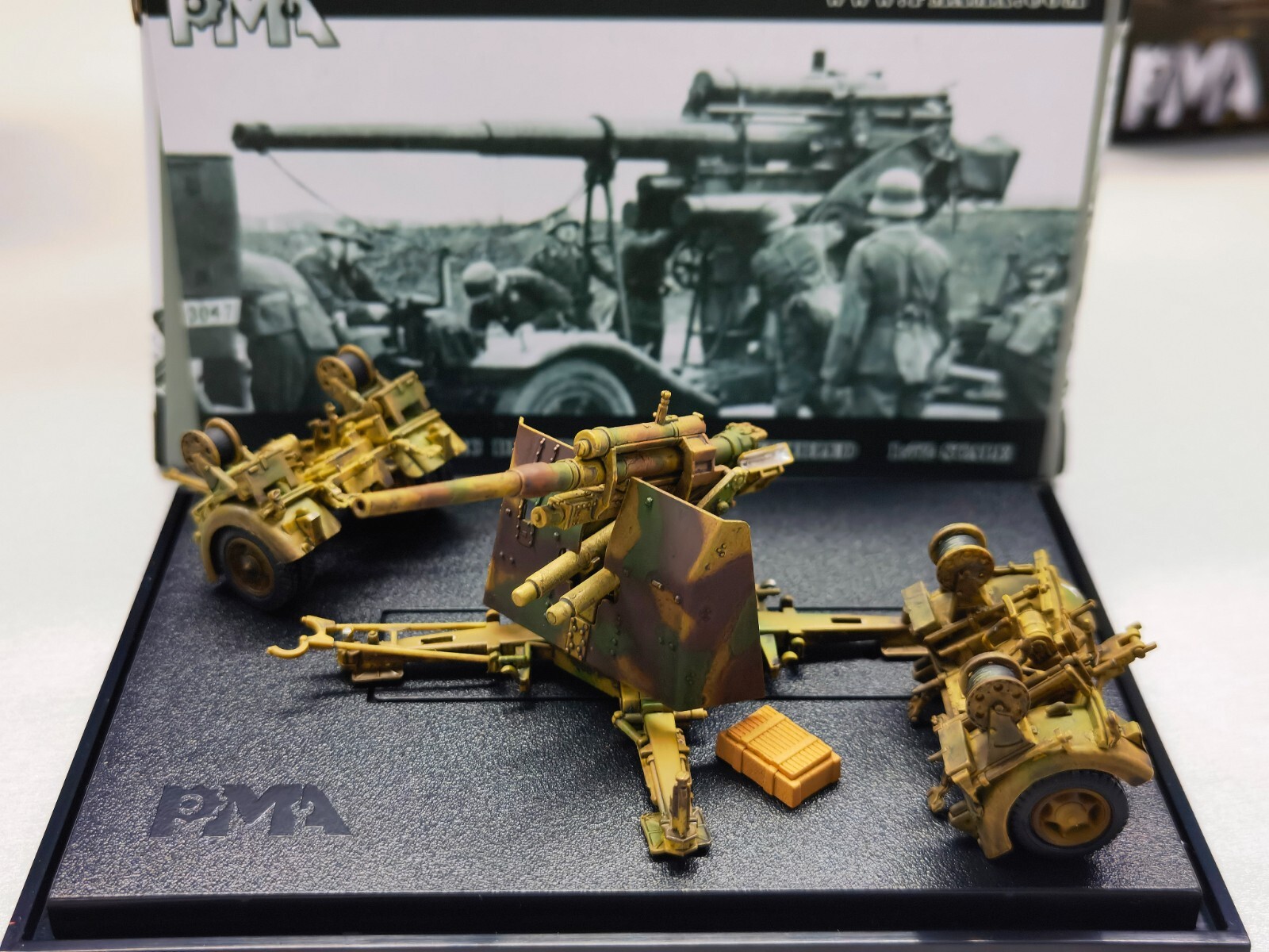 1/72 TANK 1:72 WW2 Germany PMA German 88 mm FLAK37 toy TotalWar