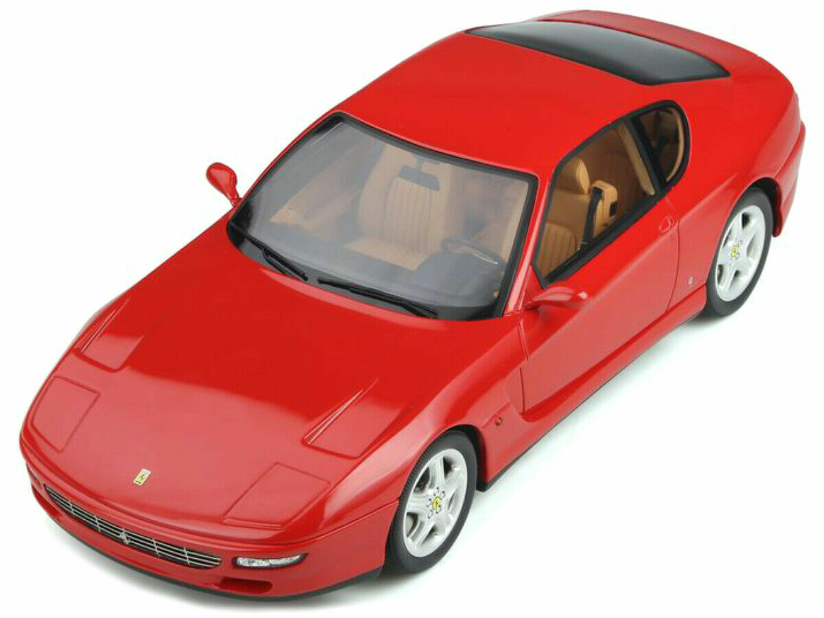 FERRARI 456GT ROSSO CORSA RED 1/18 MODEL CAR BY GT SPIRIT GT821