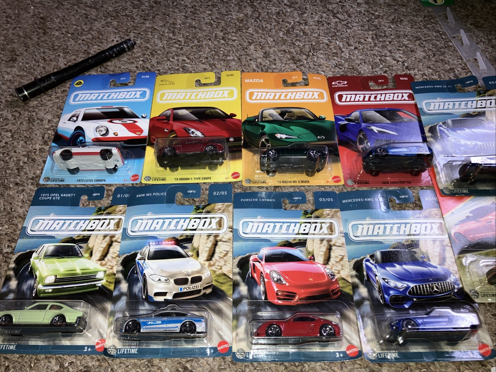 Matchbox Sport Cars Set European Set Of 8 Cars Lotus Jaguar Mazda Chevy 2025