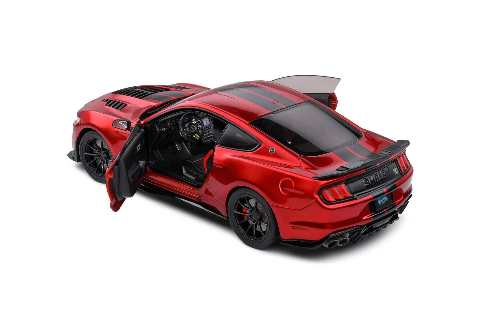 Solido 2023 Ford Shelby Mustang GT500 KR Red Metallic w/ Black 1:18 S1805914