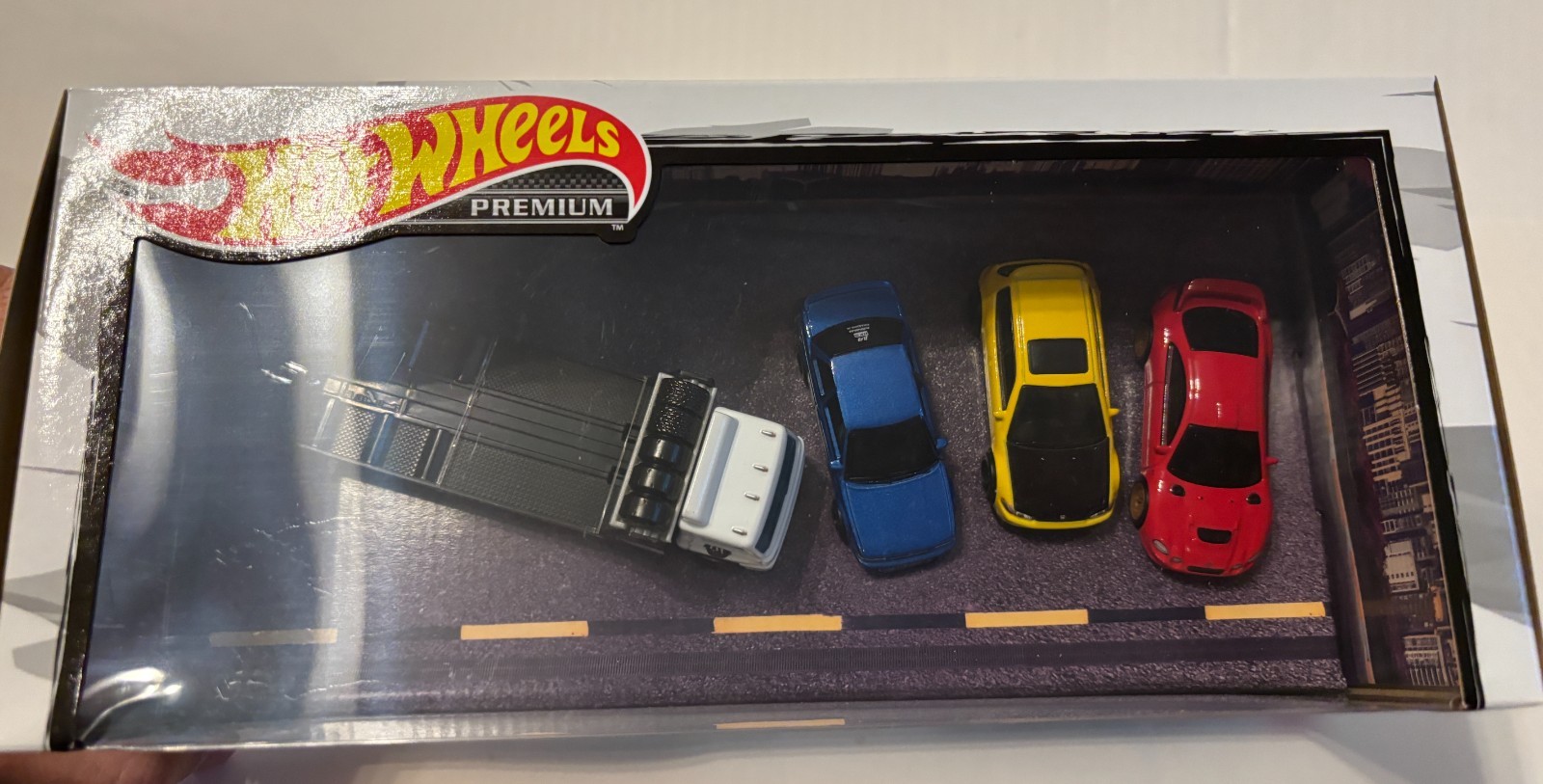 Hot Wheels Diorama Box Set HONDA CIVIC EG TOYOTA CELICA NISSAN SENTRA FLEET STRE