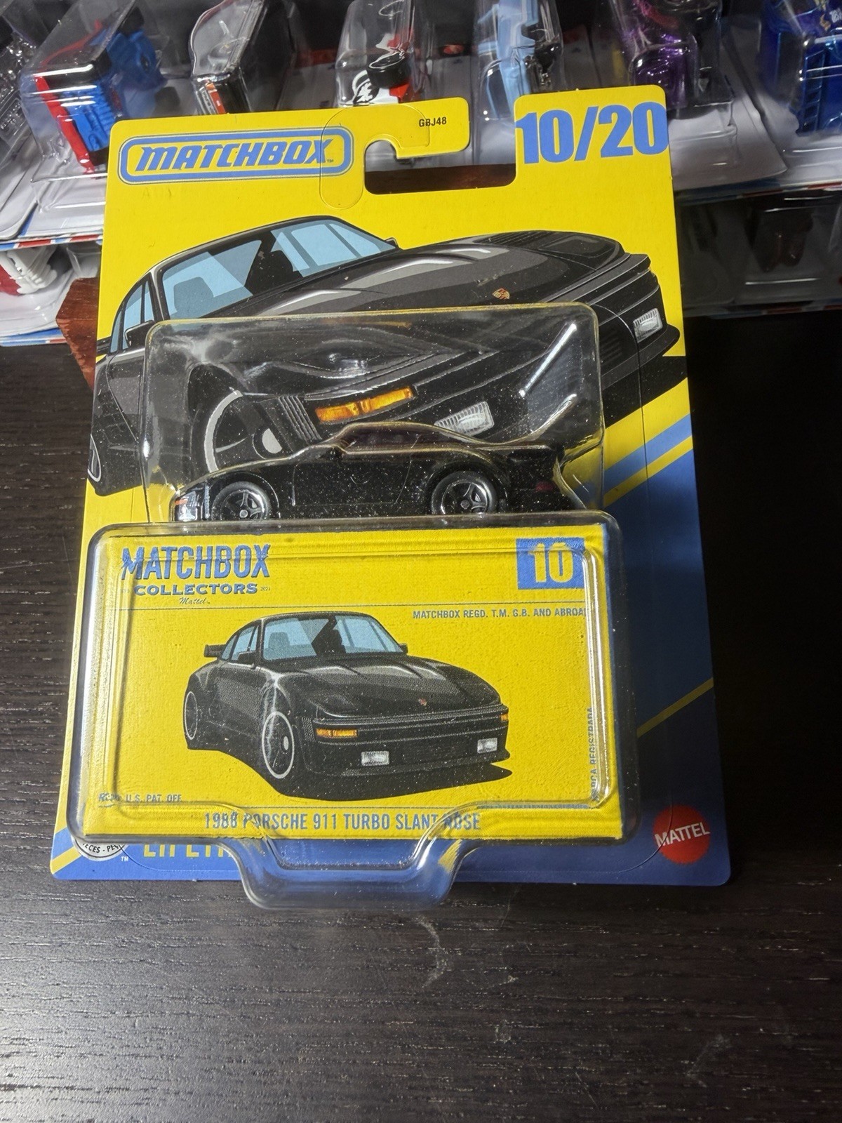 New 2026 Matchbox Collectors 1988 Porsche 911 Turbo Slant Nose 10/20