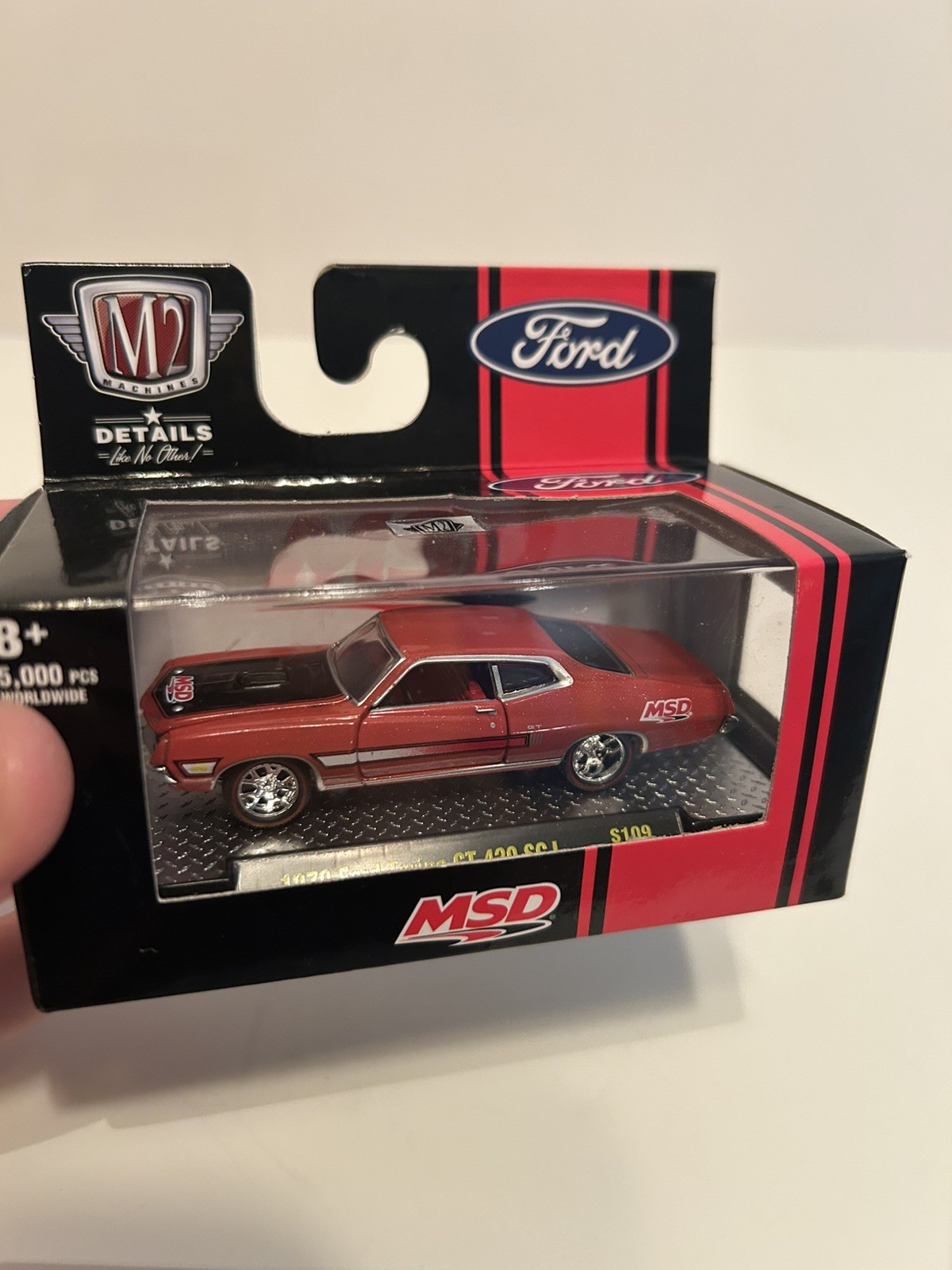 M2 Machines diecast 1970 Ford Torino GT 429 SCJ 5,000 pcs WW free shipping 🔥