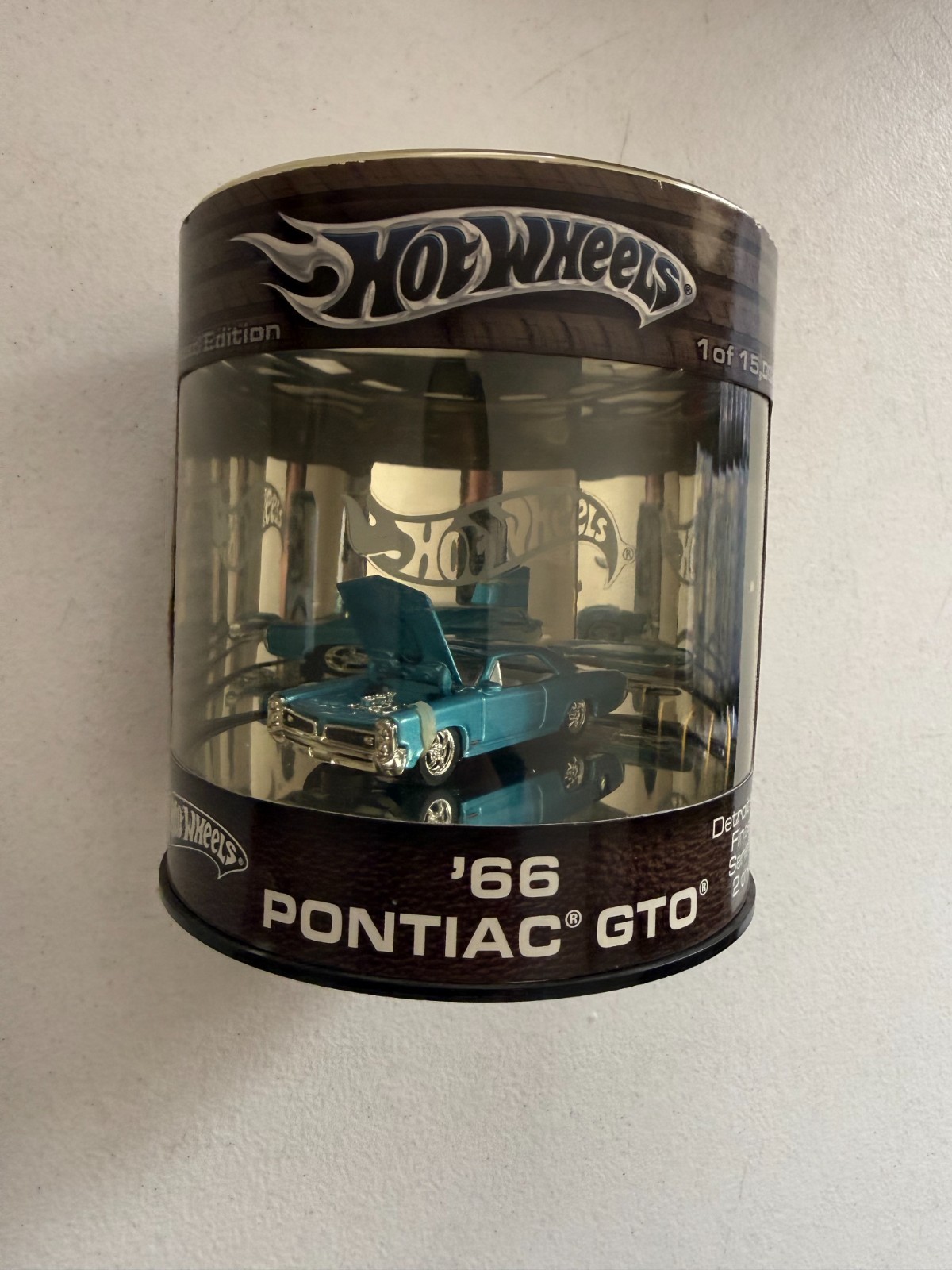 Hot Wheels Oil Can Detroit’s Finest Series ’66 Pontiac GTO Blue BQ4