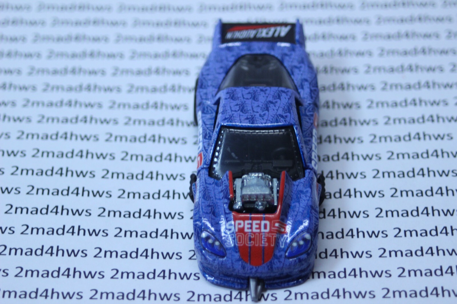 2022 Hot Wheels PACKAGE PULL loose BOULEVARD blue ’12 CORVETTE Z06 DRAG RACER
