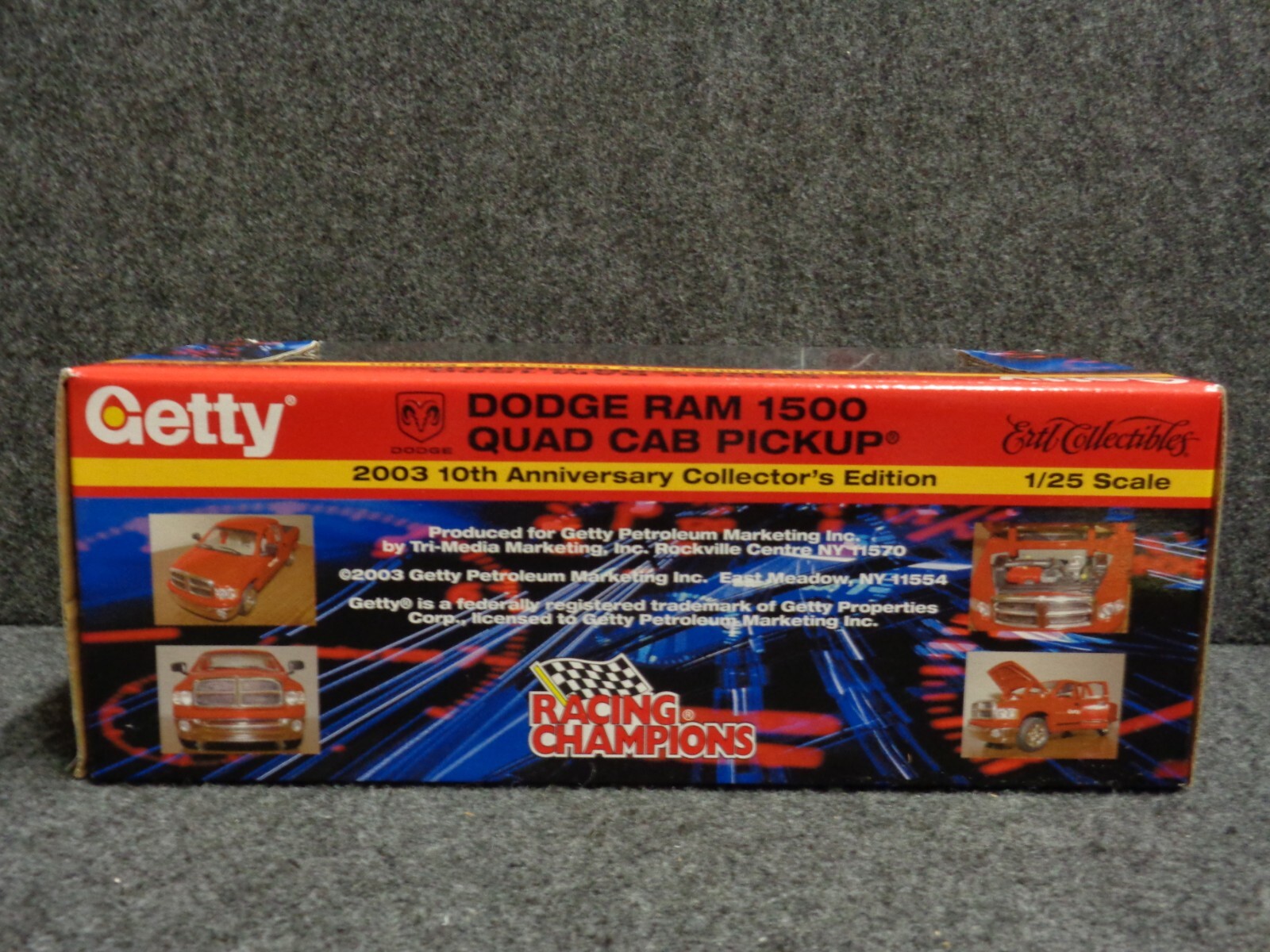 2003 DODGE RAM 1500 CREW CAB PICK UP TRUCK 1:25 ERTL GETTY FUEL OIL GASOLINE