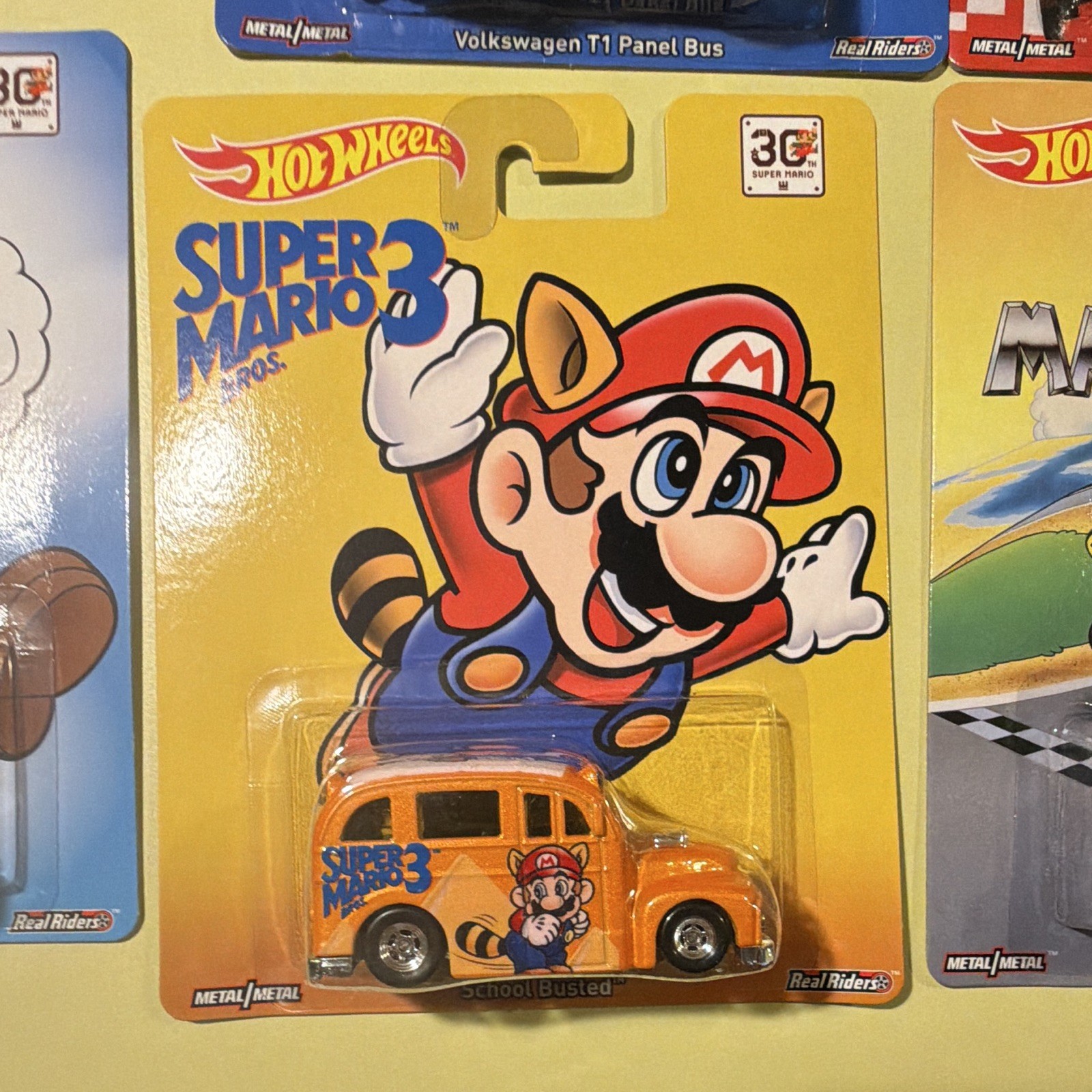Hot Wheels Pop Culture Super Mario Real Riders 1:64 complete set of 6 BRAND NEW