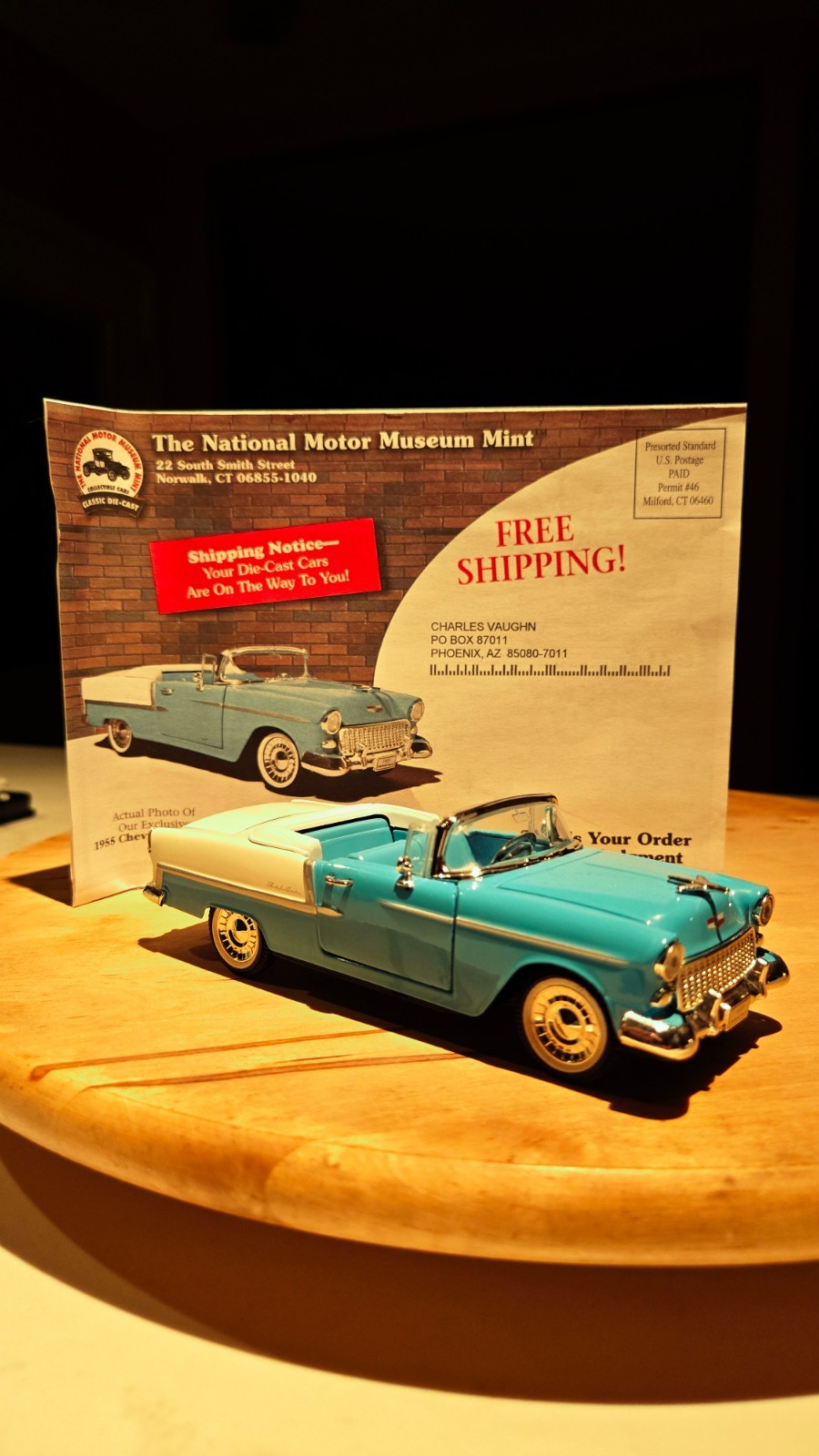 Vtg National Motor Museum Mint Chevy Diecast 5 Car Lot 1955 1941 1931 1915 1911