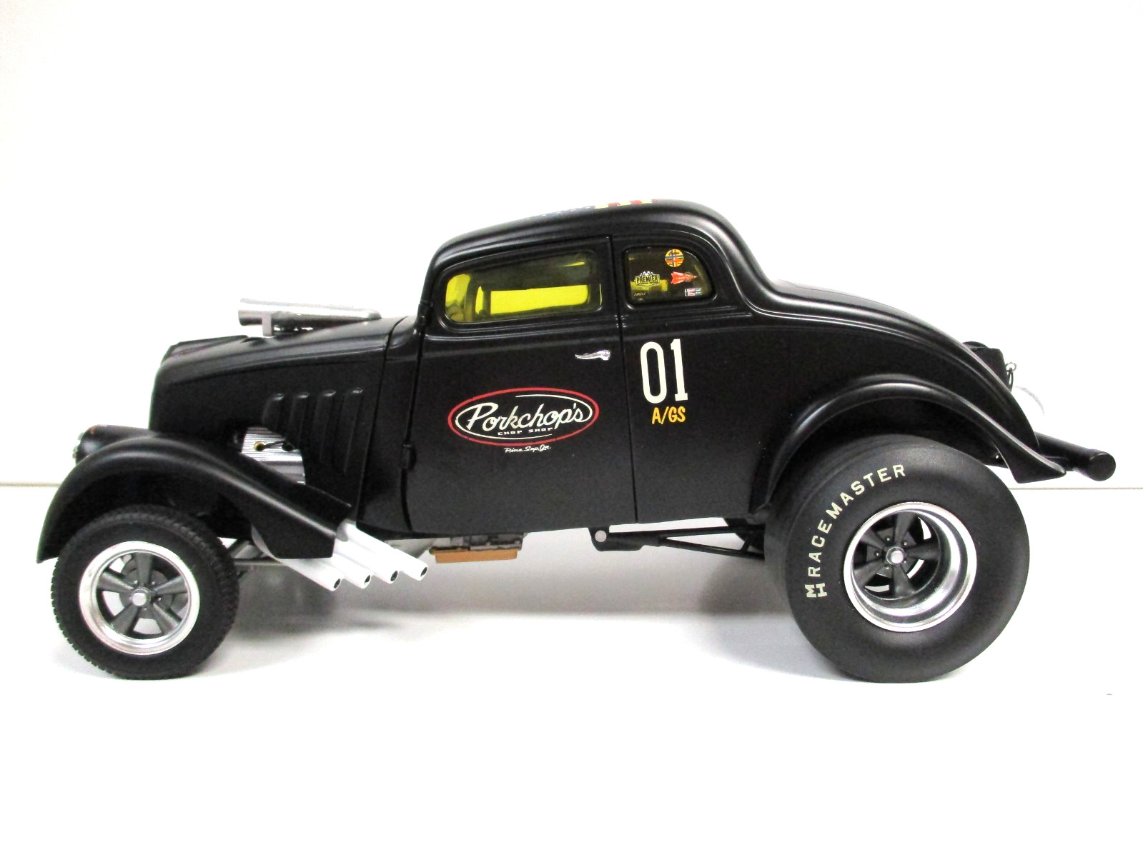 ACME – PORKCHOP’S 1933 WILLYS GASSER DRAG CAR – 1/18 DIECAST