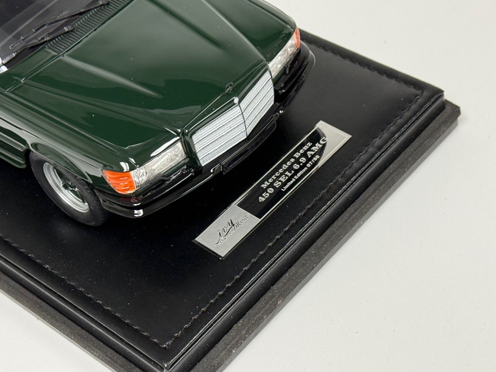 1/18 Ivy Models Mercedes Benz 450 SEL AMG 1972 W116 in Green Leather LAST ONE