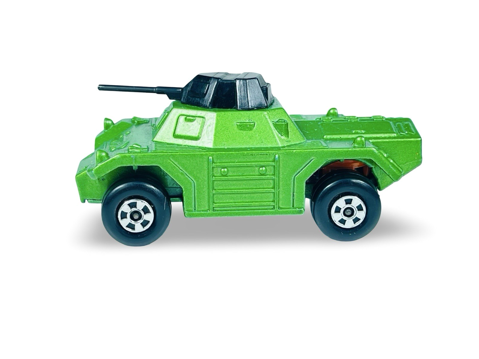 Matchbox Lesney Superfast MB73 Rola-matics Metallic Green Weasel w/I Box