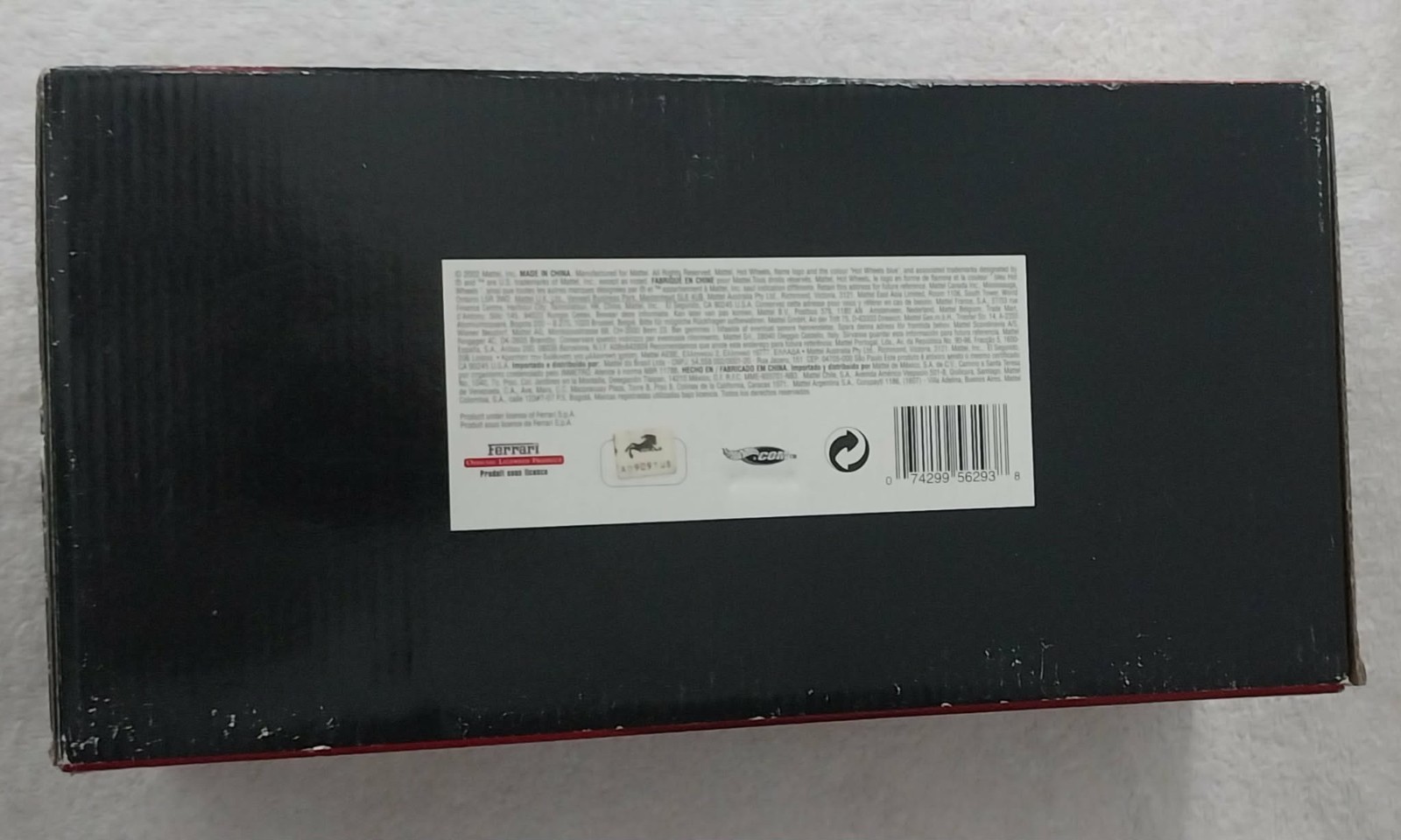 Hot Wheels 1:18 Enzo Ferrari 2002 Diecast Red Series NIP