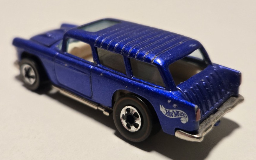(1993) Hot Wheels Vintage Collection Classic Nomad Metallic Blue Redline Replica