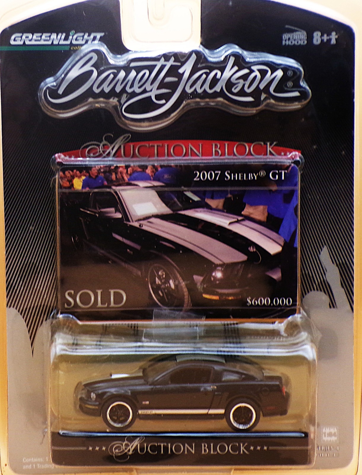2007 Shelby GT..Barrett-Jackson Auction Block..Greenlight….1:64