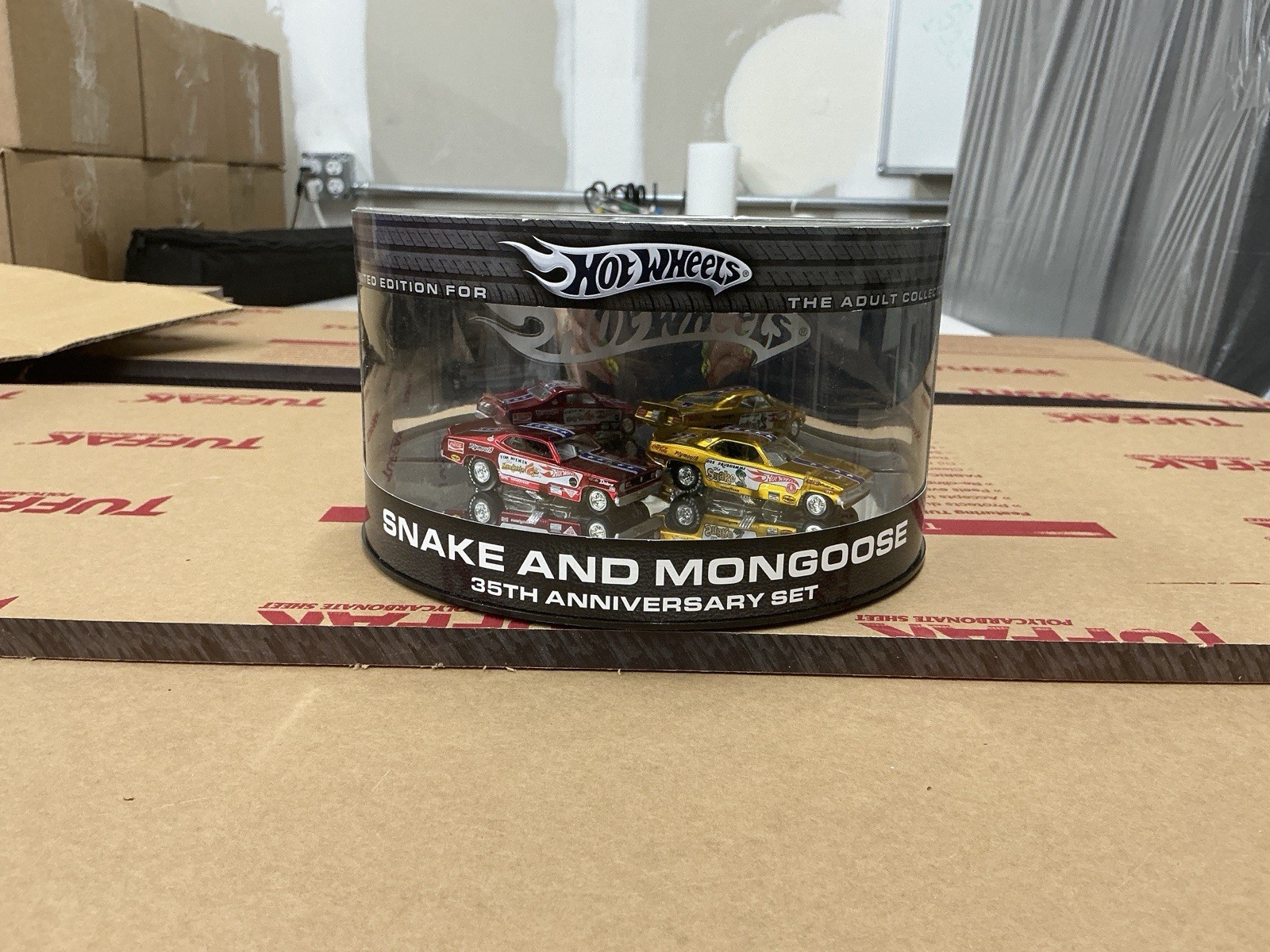 Hot Wheels Snake & Mongoose Dragster 35th Anniversary Set 1/64 NIB SEALED