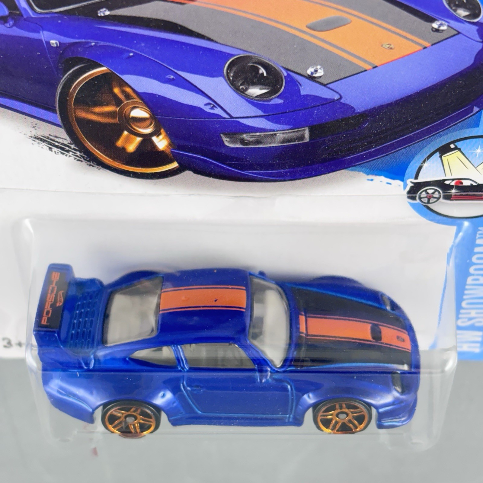 Hot Wheels Porsche 993 GT2 Blue HW Showroom 4/10 114/250 2016