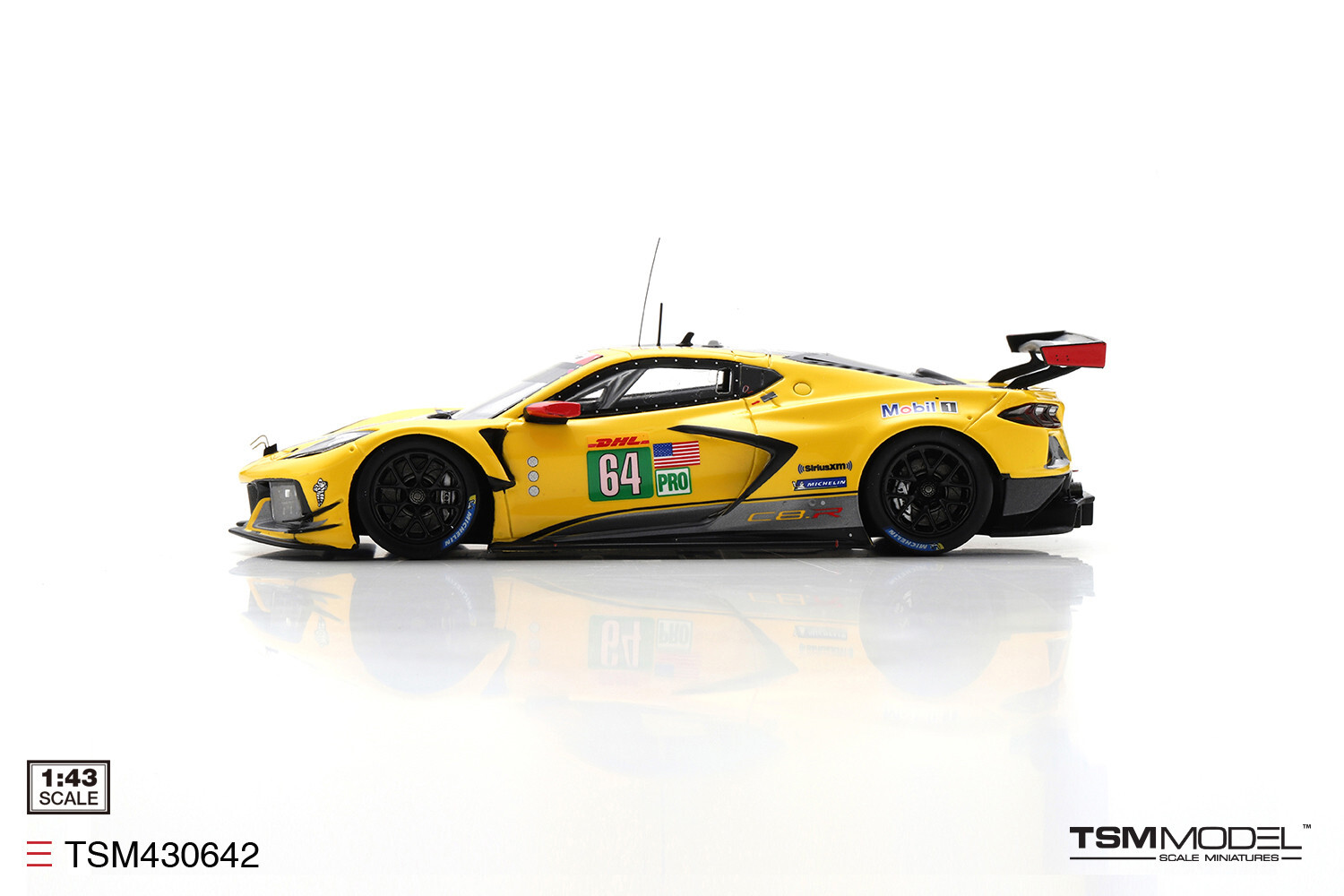 TSM-Model Chevrolet Corvette C8.R – 2022 1000 Sebring 1:43 Diecast Car TSM430642