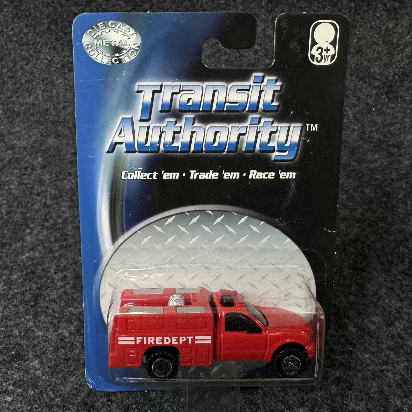 Maisto Transit Authority Fire Dept Utility Truck Red Diecast 2003 Sealed 1:64