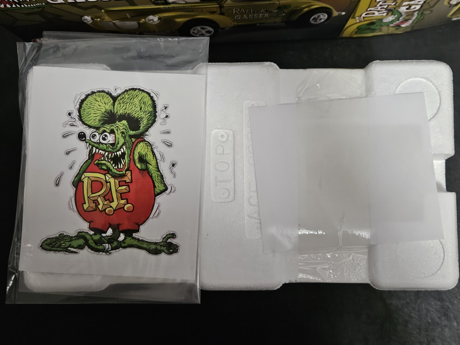 ACME 1:18 SCALE 1940 WILLYS RAT FINK NHRA GASSER. SEWER GREEN!  #A1800919 NEW!!