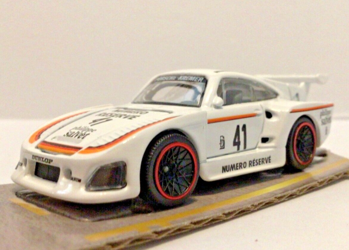 Majorette PORSCHE 935 K3 WHITE approx 1:64 package pull loose UNUSED
